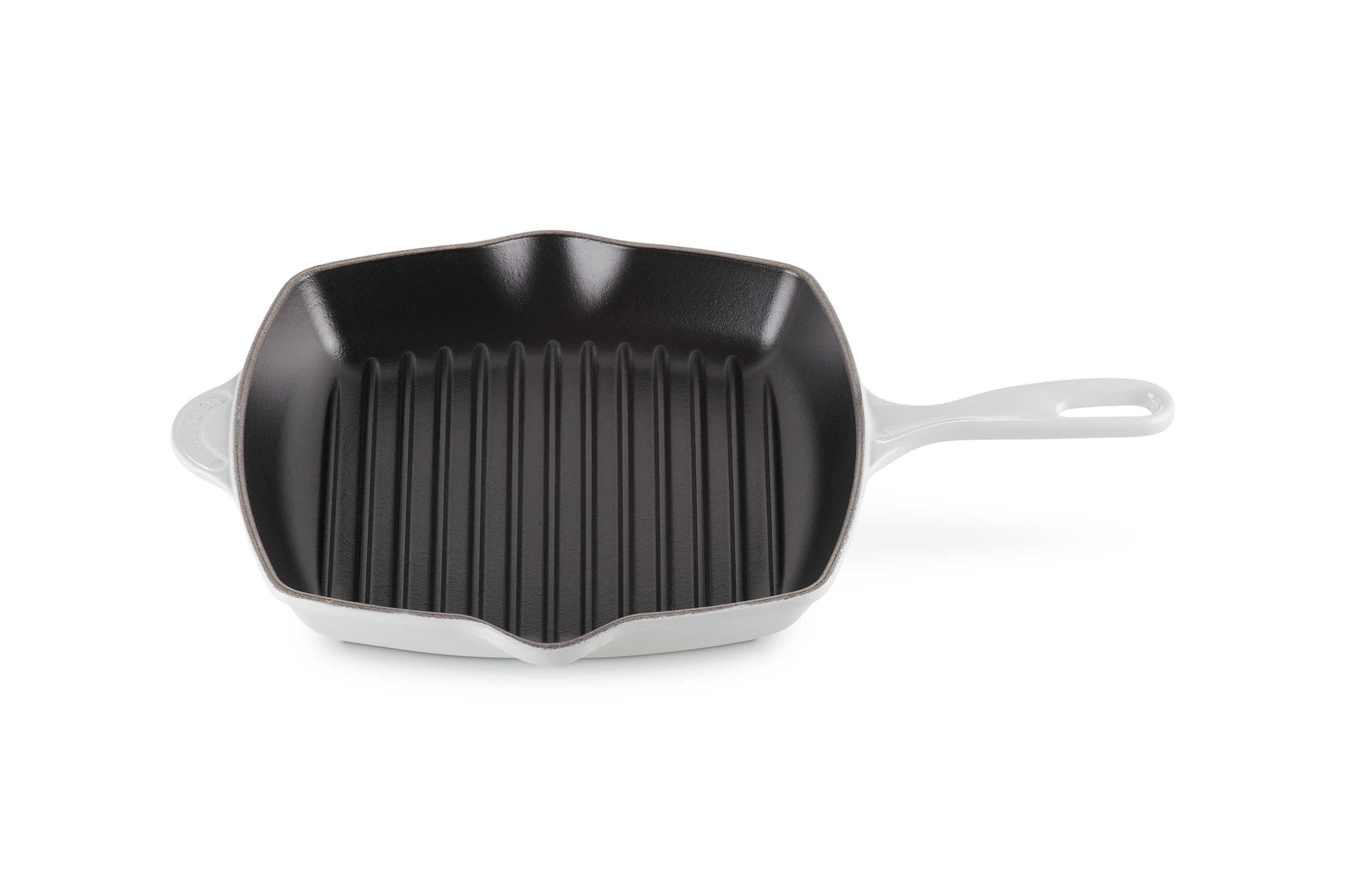 Skillet gril carré 26cm en fonte émaillée vapeur