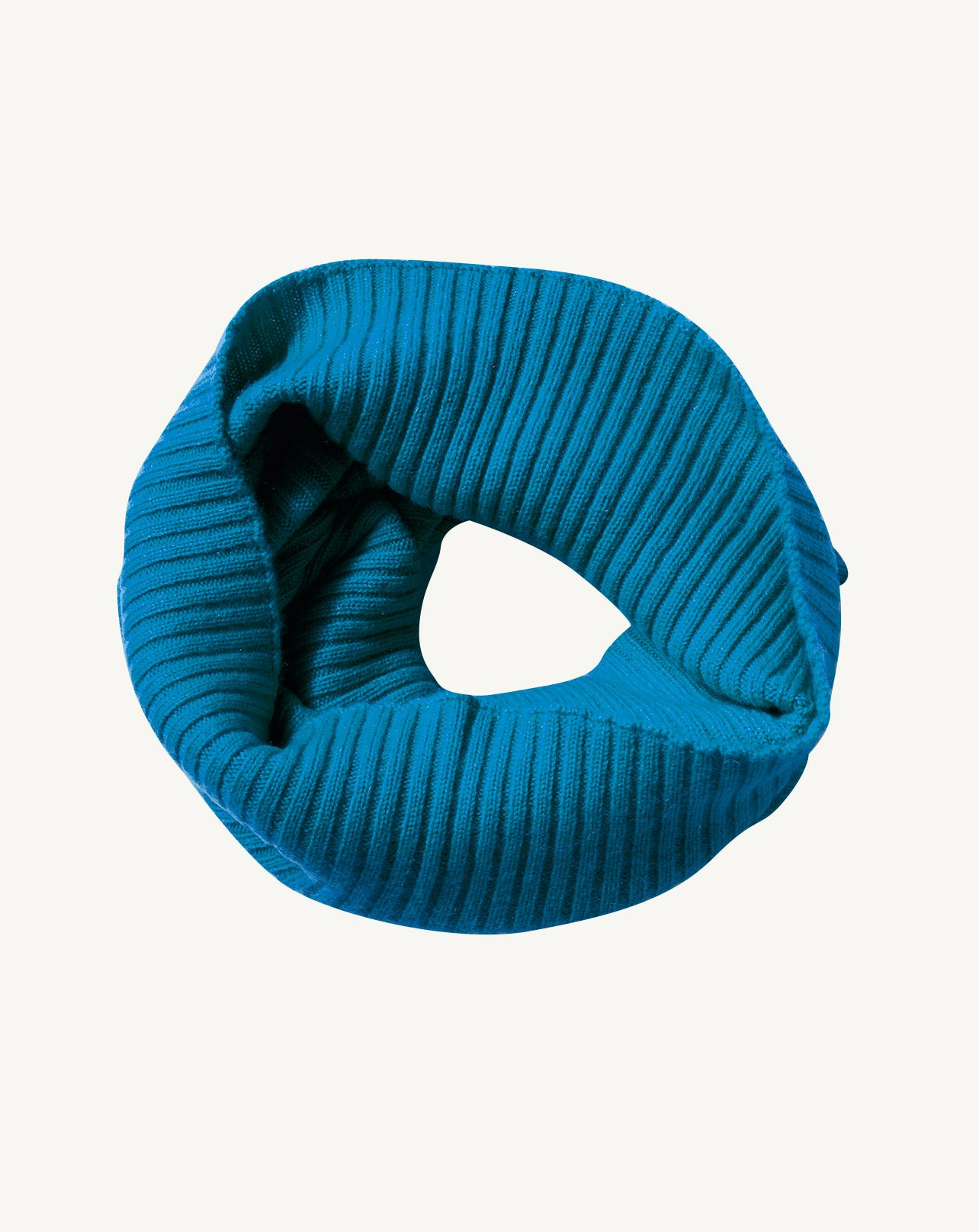 Tour de cou à côtes - Accessoire - BLEU PAON