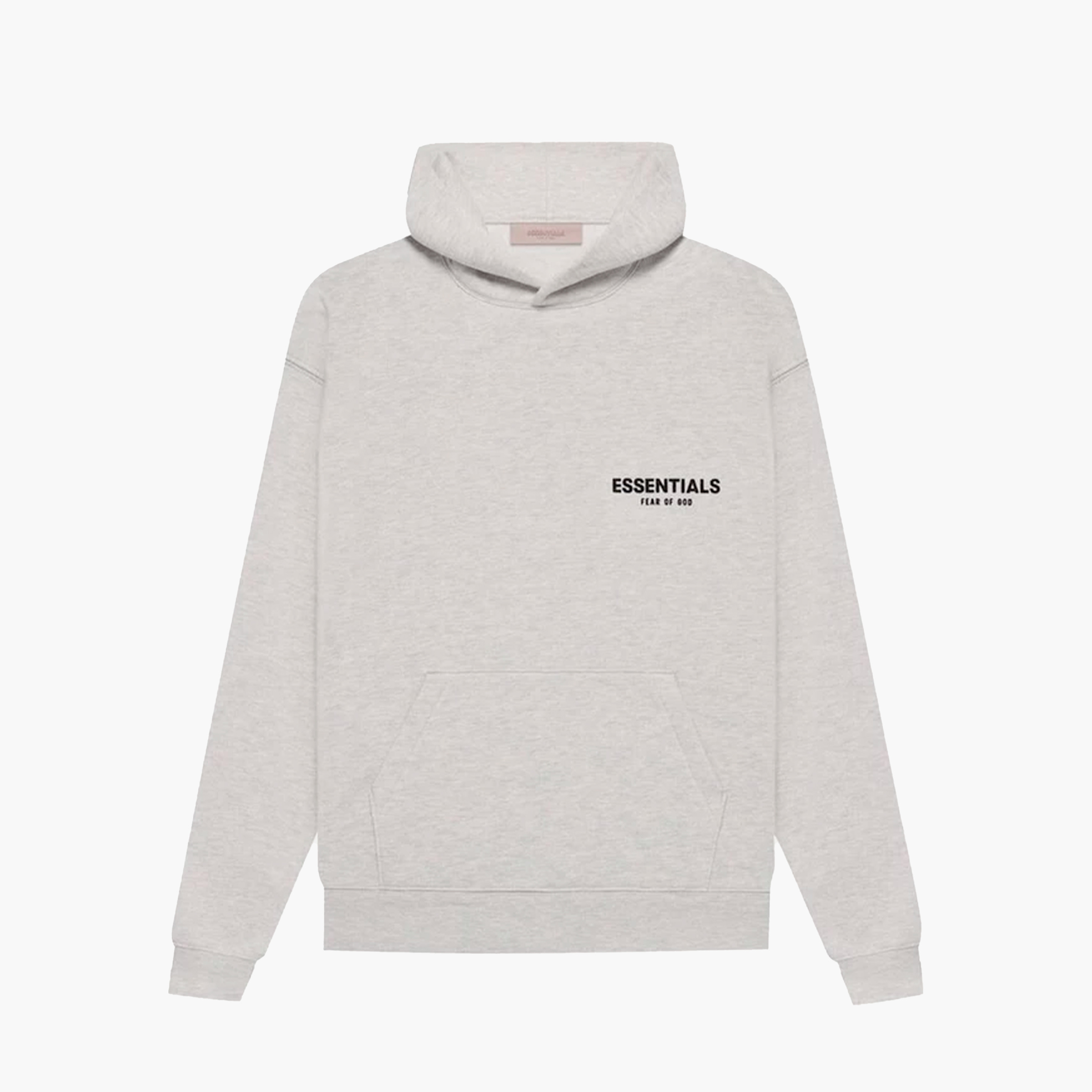 Essentials Fear Of God Hoodie Light Oatmeal Gris Clair