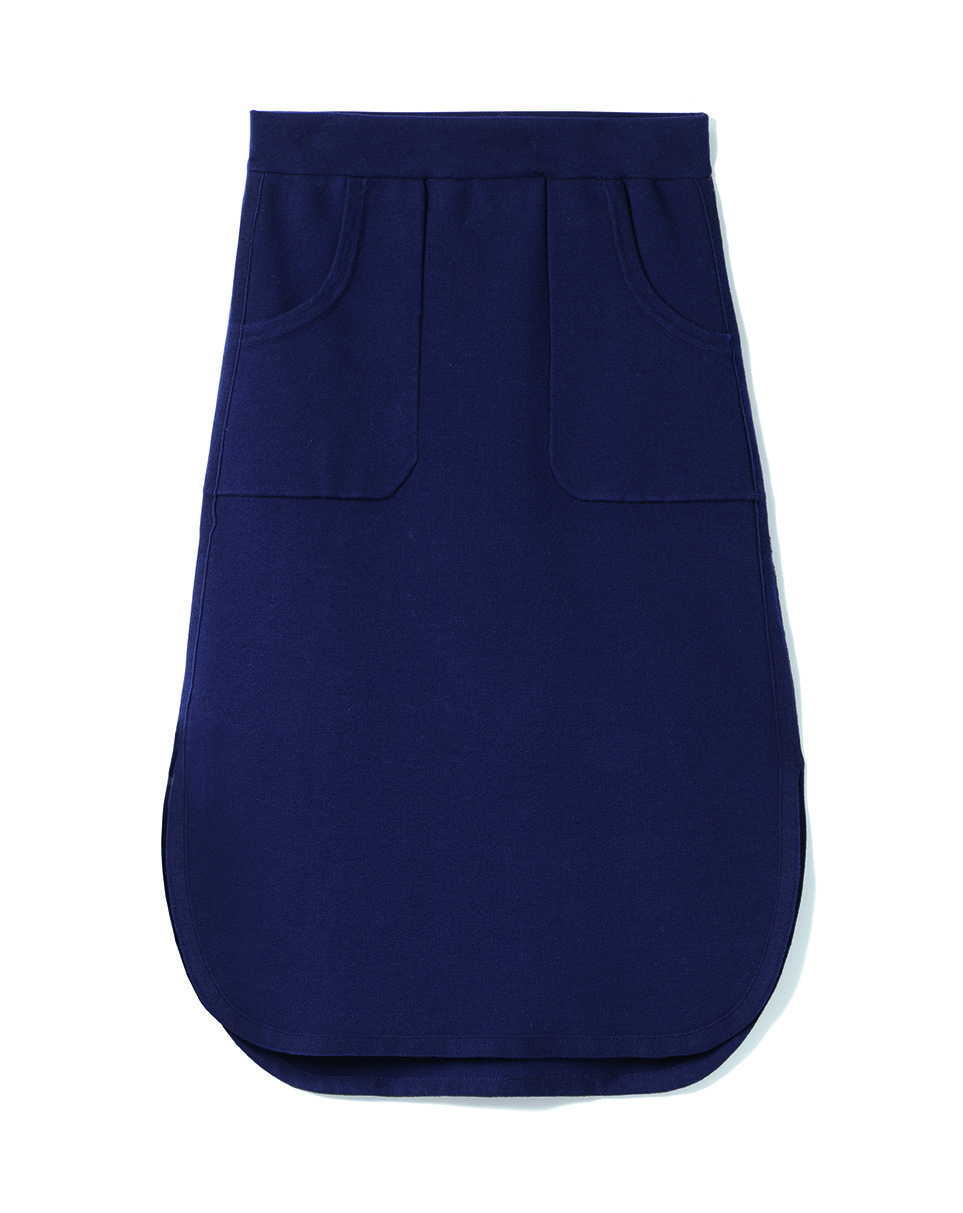 Jupe midi milano - Femme - MARINE