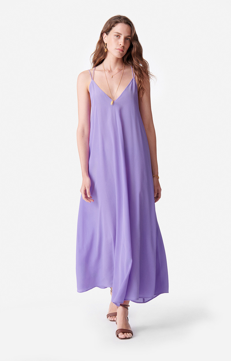 Robe Deby En 100% Soie