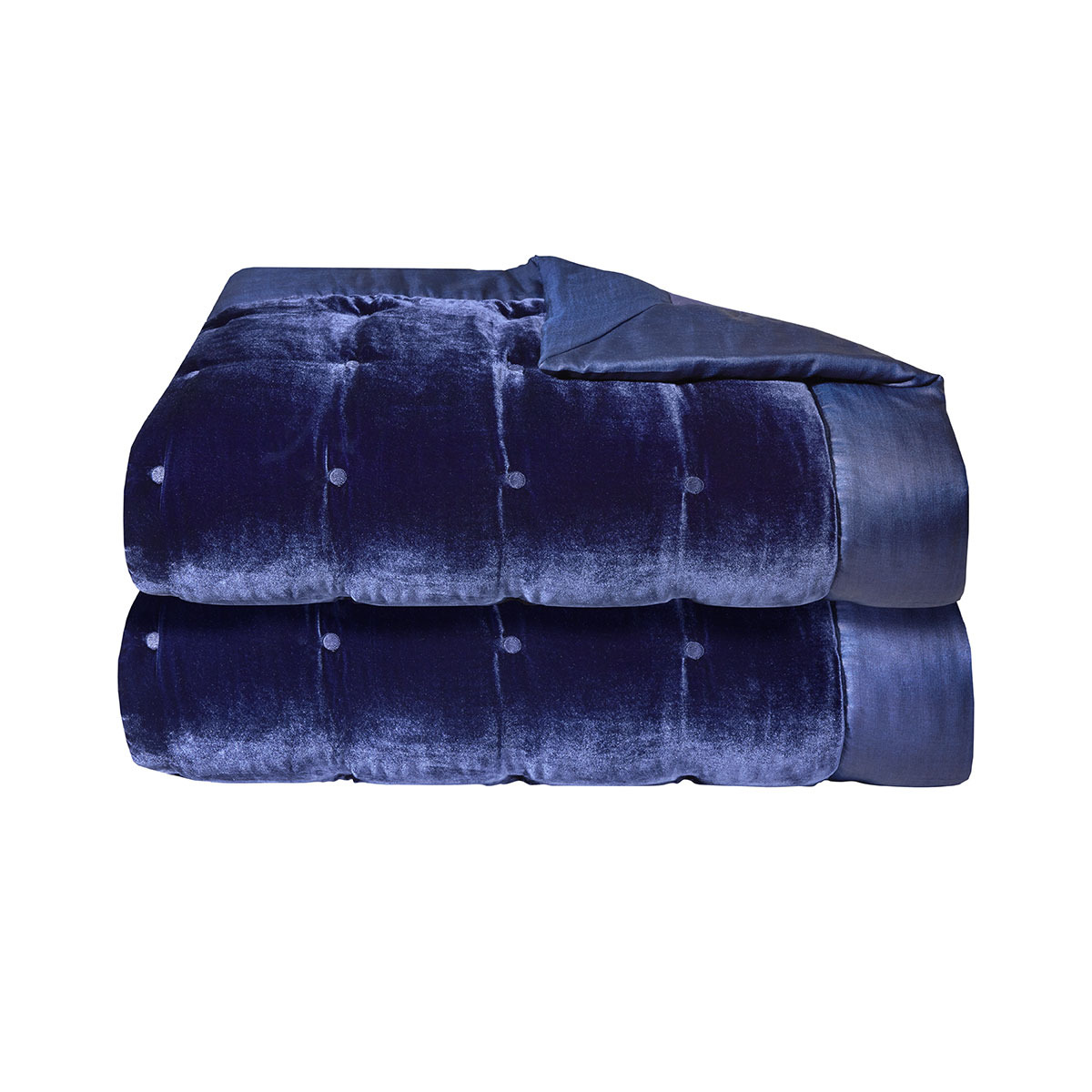 Yves Delorme - Couvre lit en soie marron, Cocon