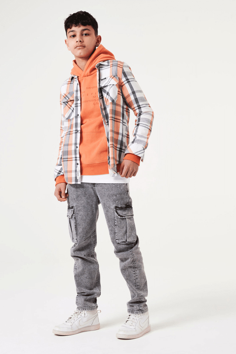 Boys Jeans W43510 Dad fit Gray
