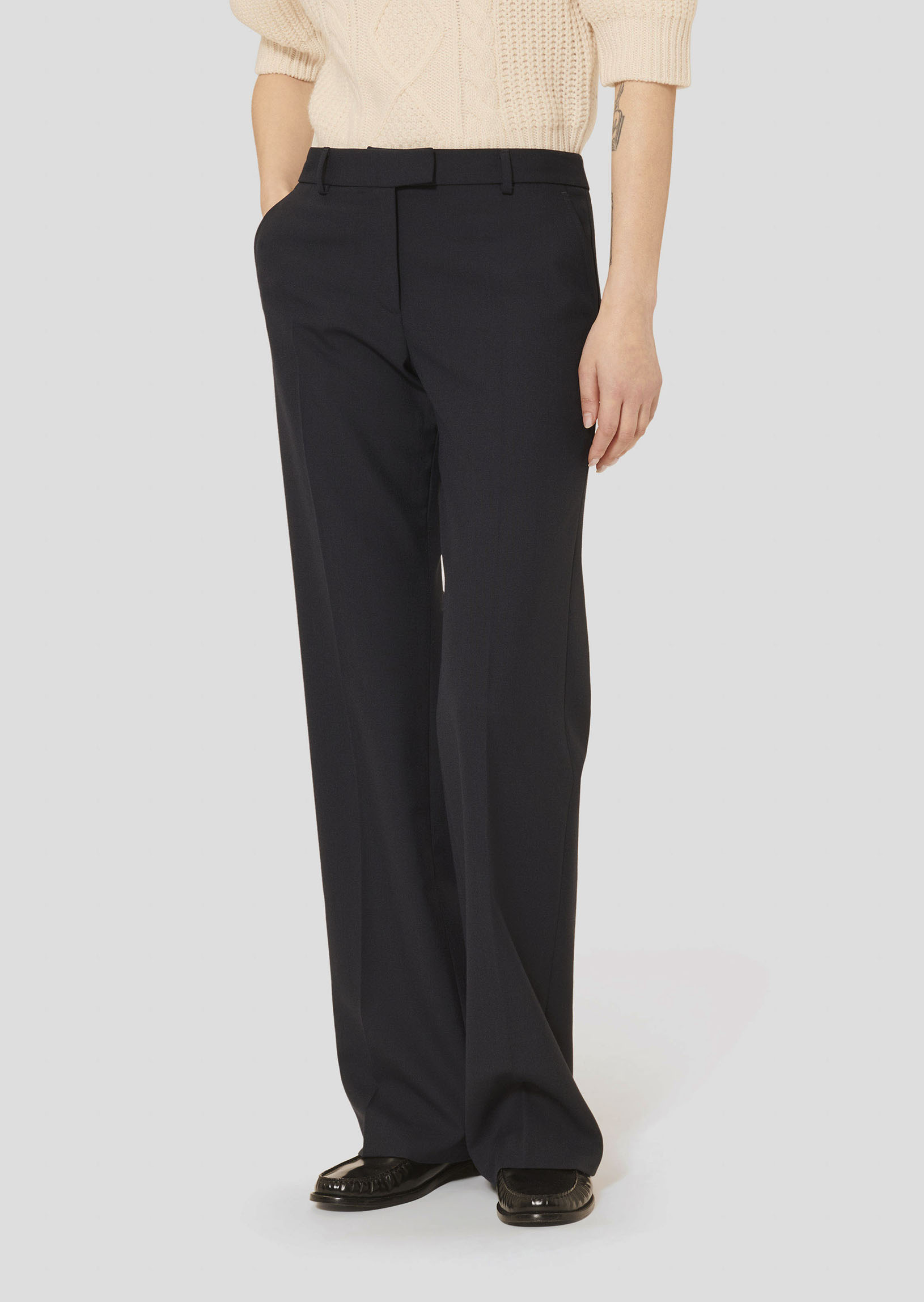 Pantalon Primero-Nuit en Laine Vierge