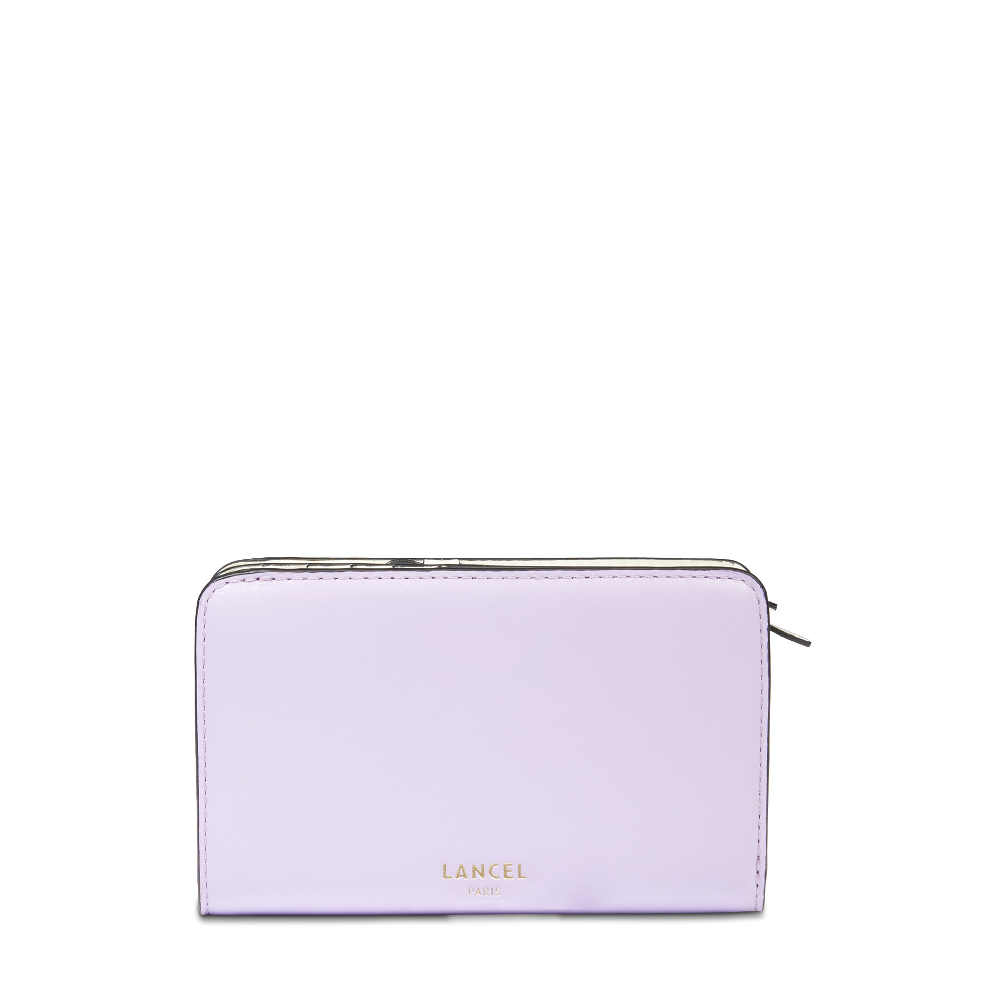 Origami de Lancel - Portefeuille Rectangulaire Zippe - LILAS/NEIGE