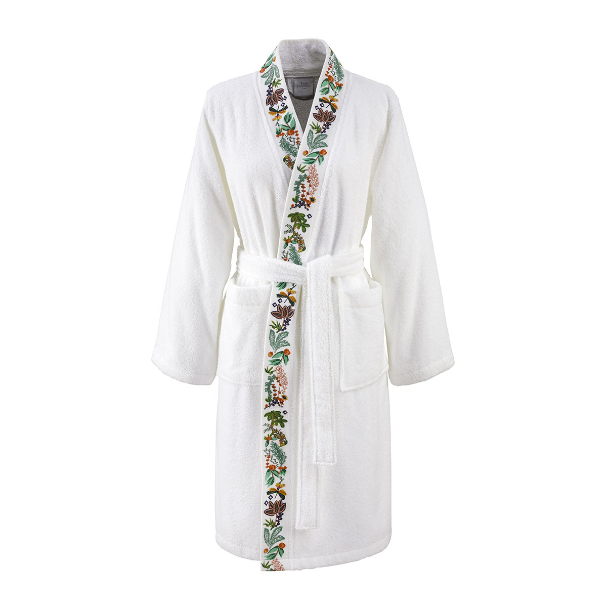 Yves Delorme - Peignoir de bain en coton modal 450 g/m², Jardins