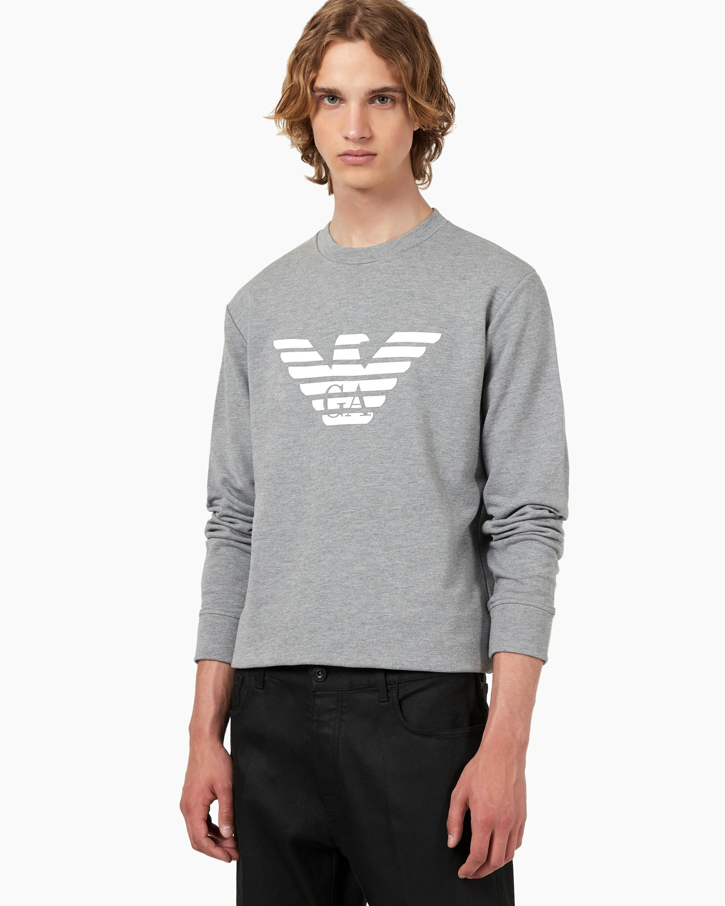 Sweat-shirt - g.melange aquil