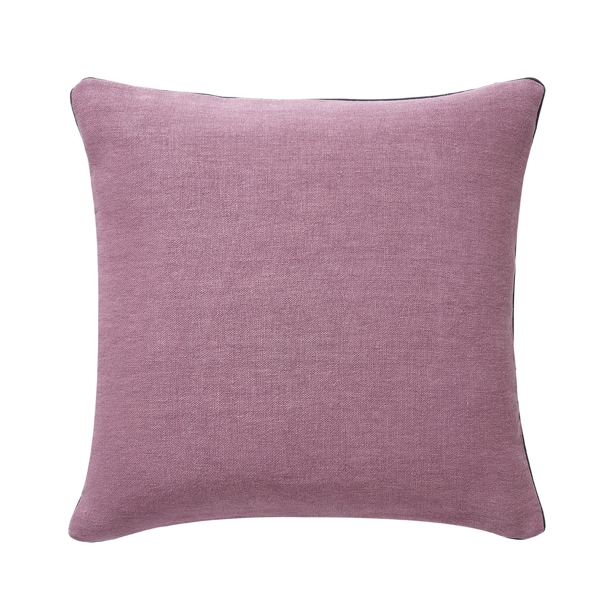 Yves Delorme - Housse de coussin en lin blanc, Pigment