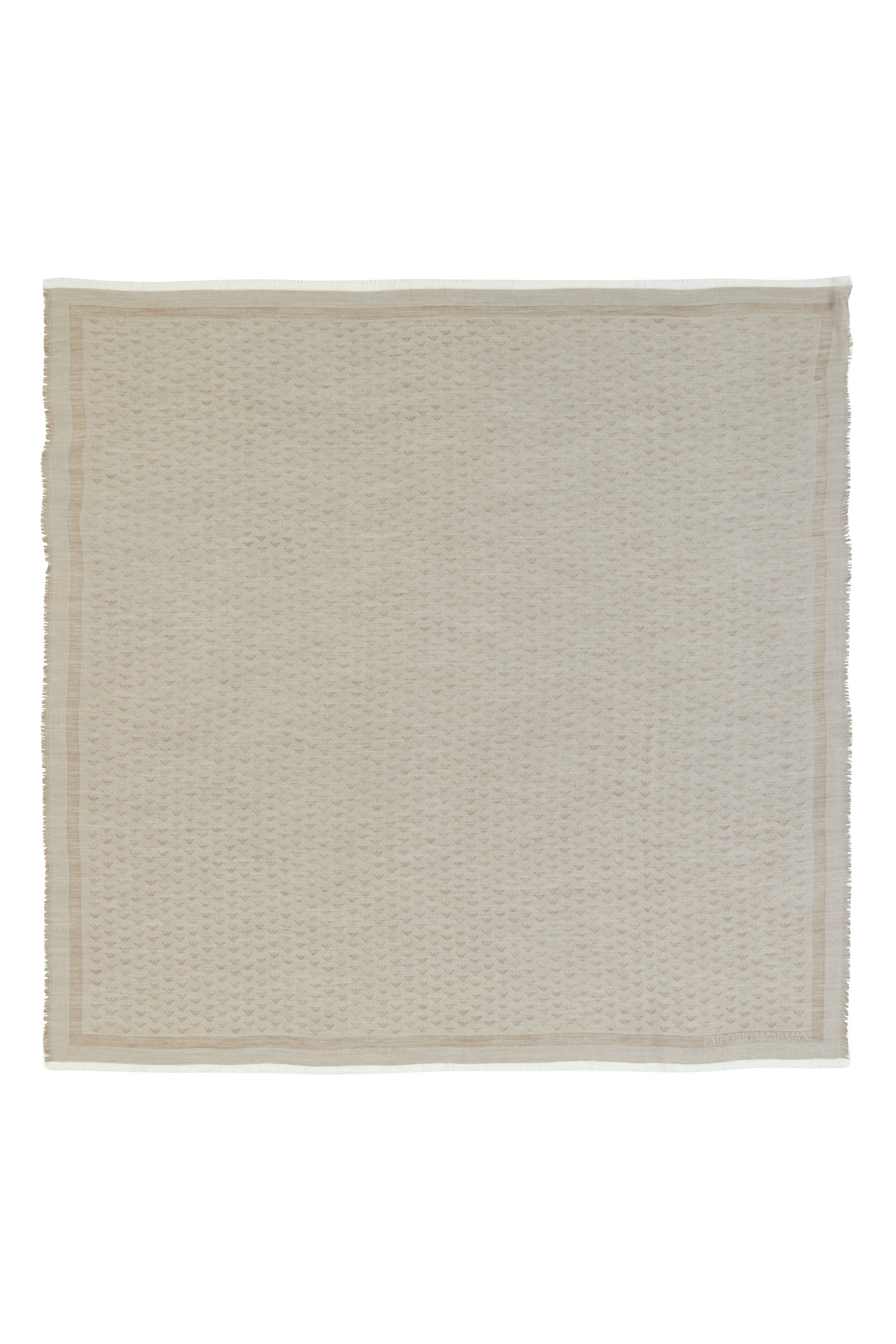 Foulard tissé femme v-beige