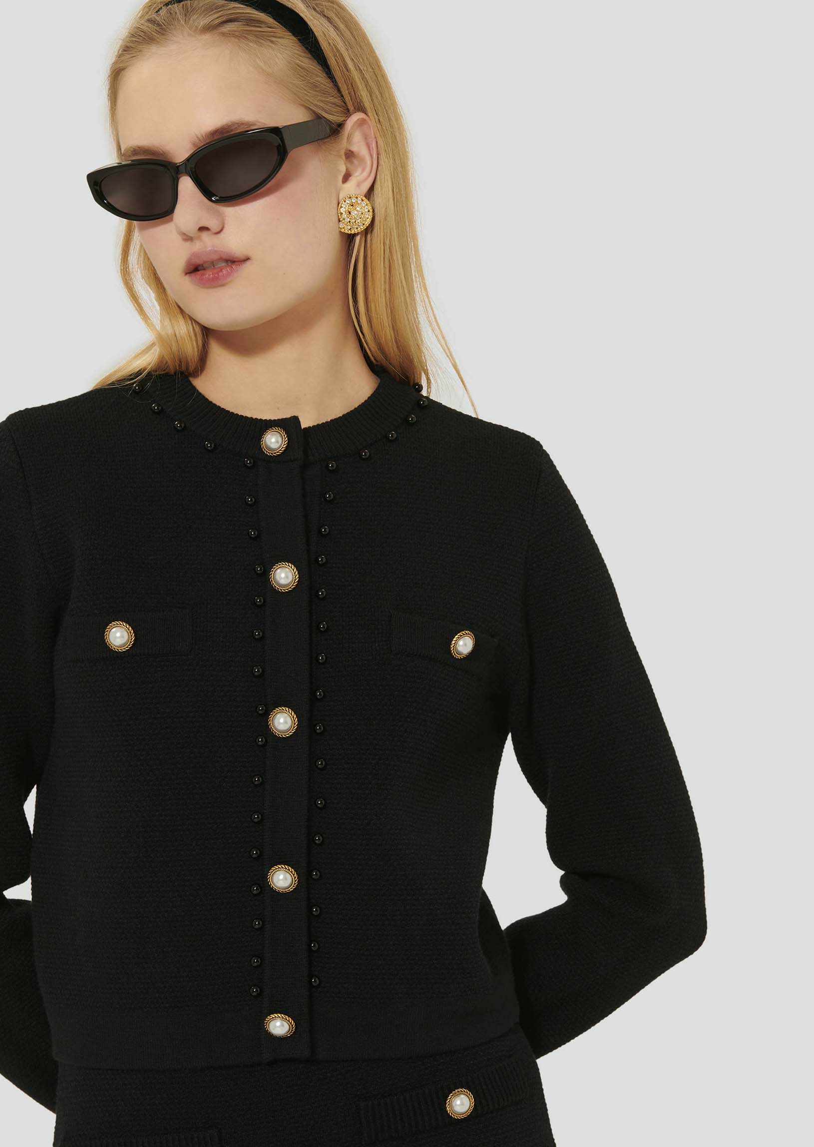 Gilet Guetty-Charcoal en Viscose