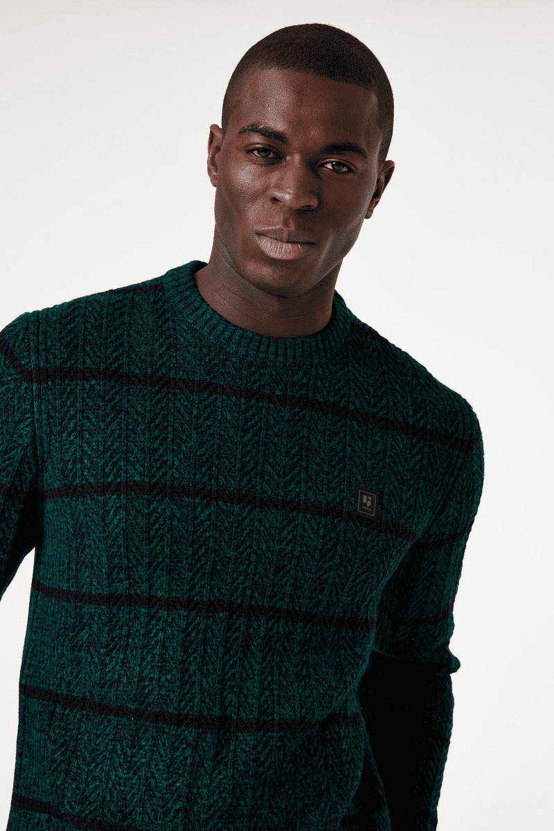 Men Sweater Green