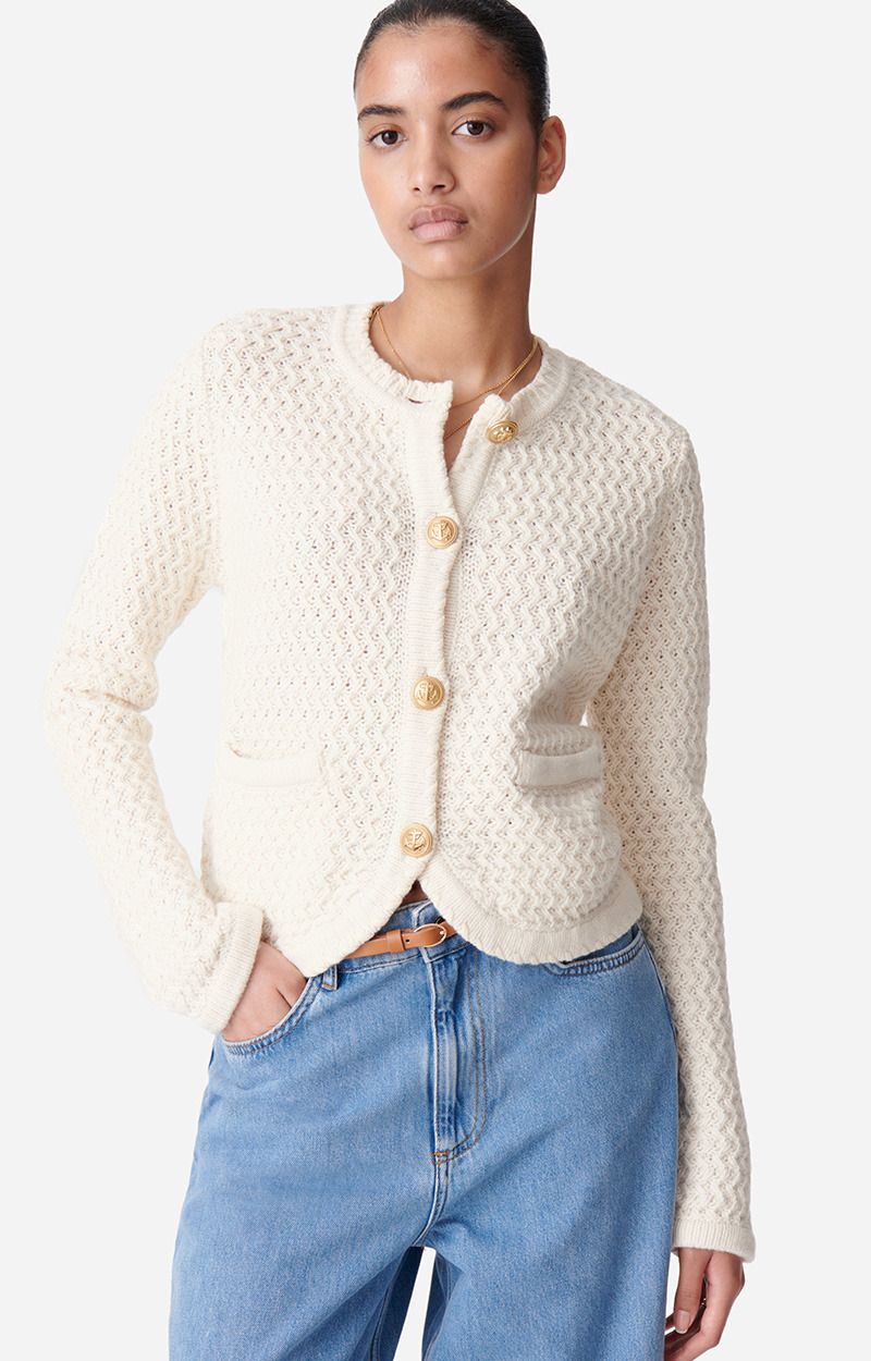 Gilet Dorina En Coton Et Laine