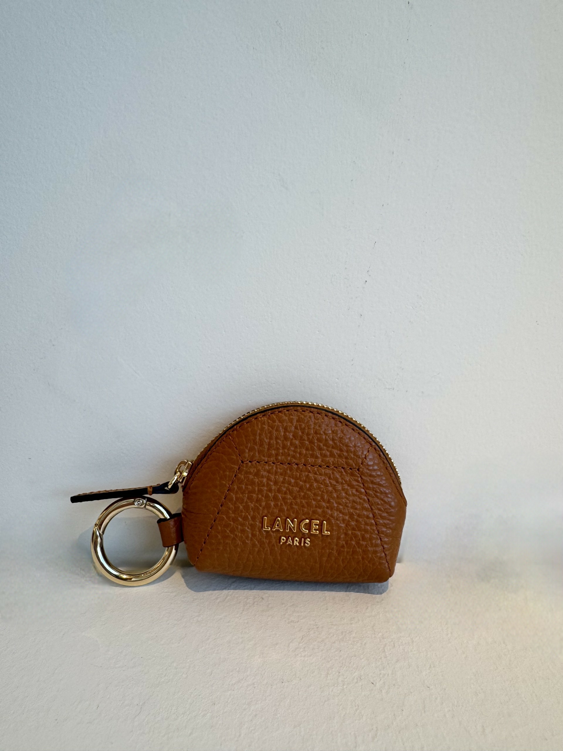 Lettrine De Lancel - Porte-Monnaie Demi Lune - Camel