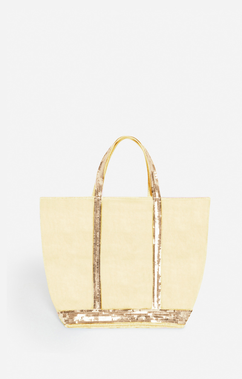 Cabas M En Lin En Viscose Et Polyester