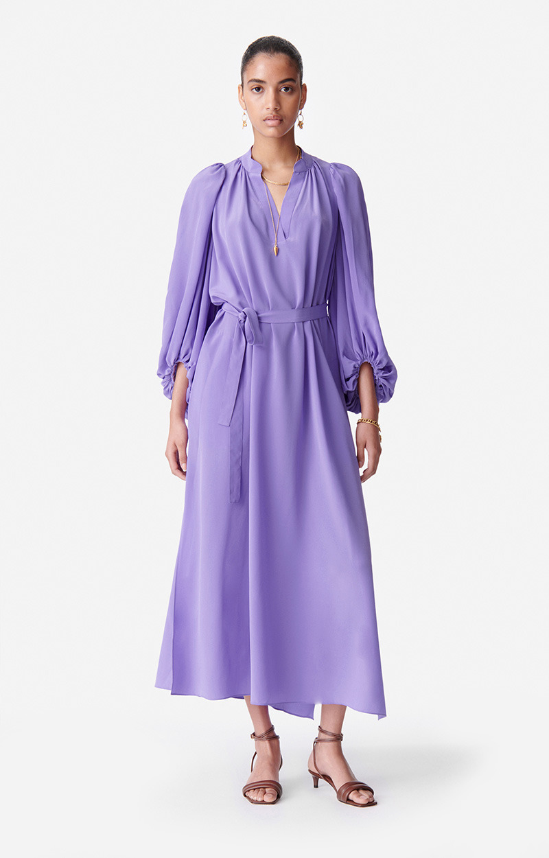 Robe Canessa En 100% Soie