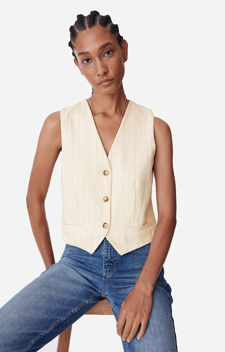 Gilet Benson En Coton & Lin