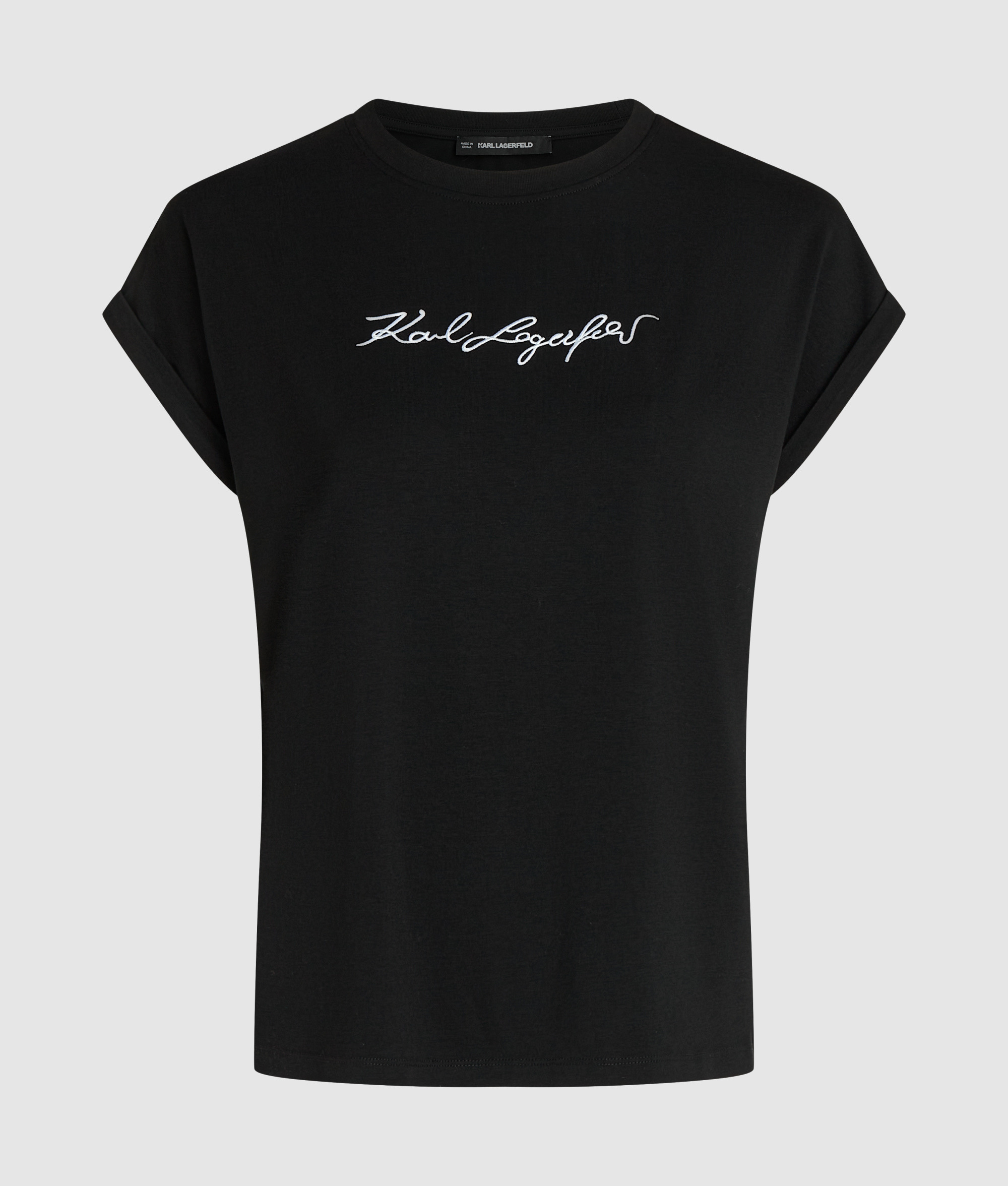 SLEEVELESS SIGNATURE T-SHIRT