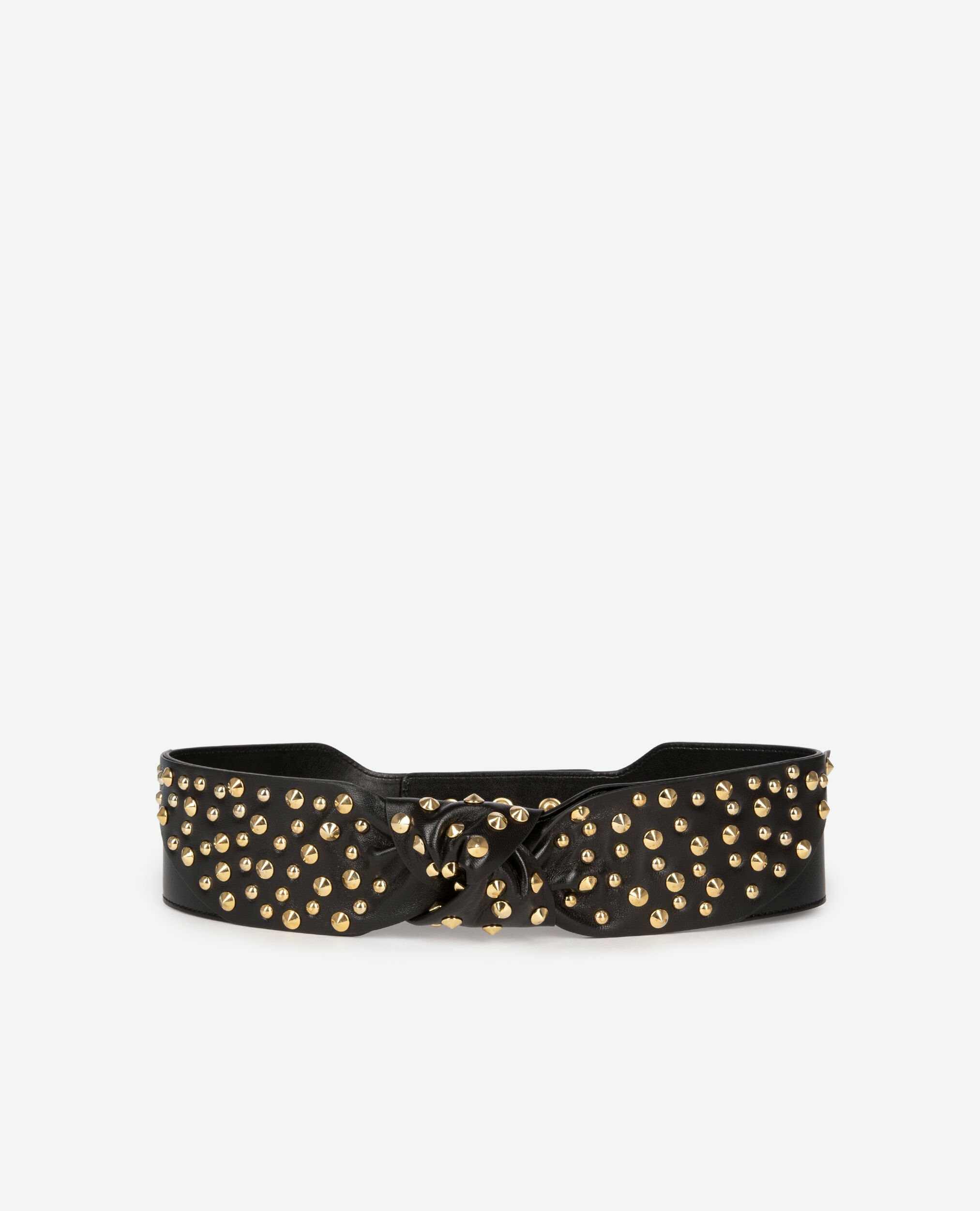 Ceinture En Cuir Avec Gros Noeud