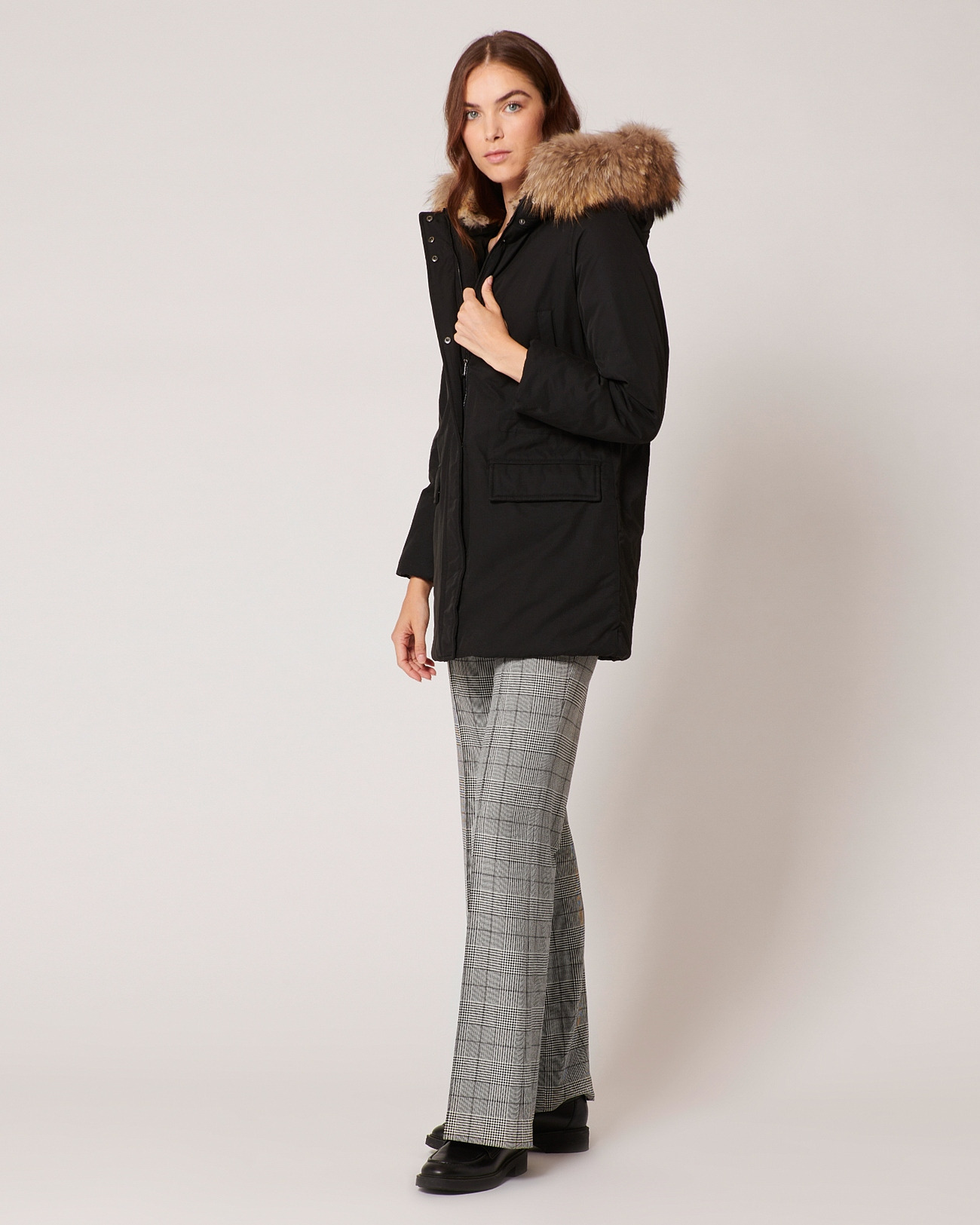 Parka Parson Noir en Coton