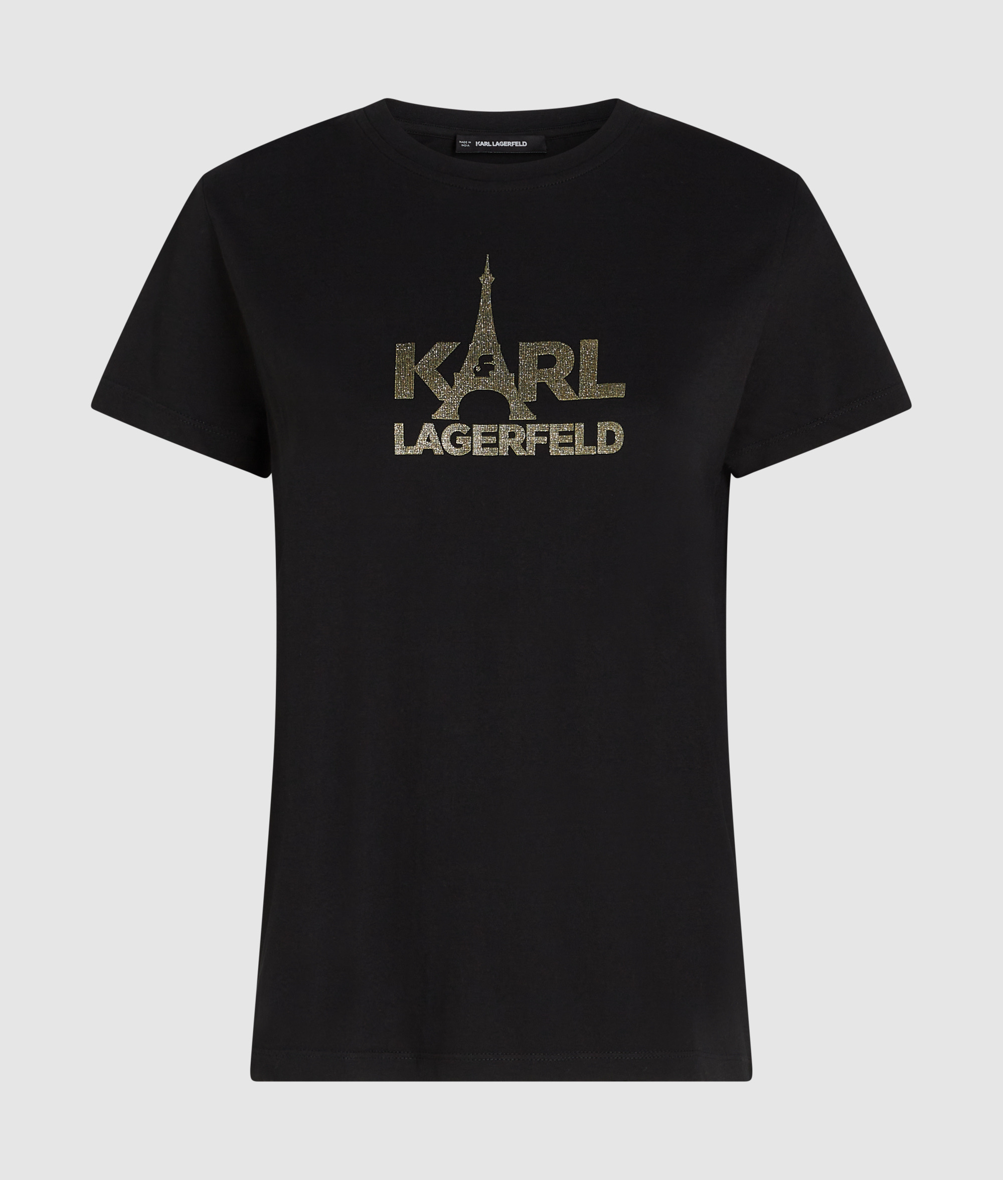 STACK PARIS FOIL PRINT T-SHIRT