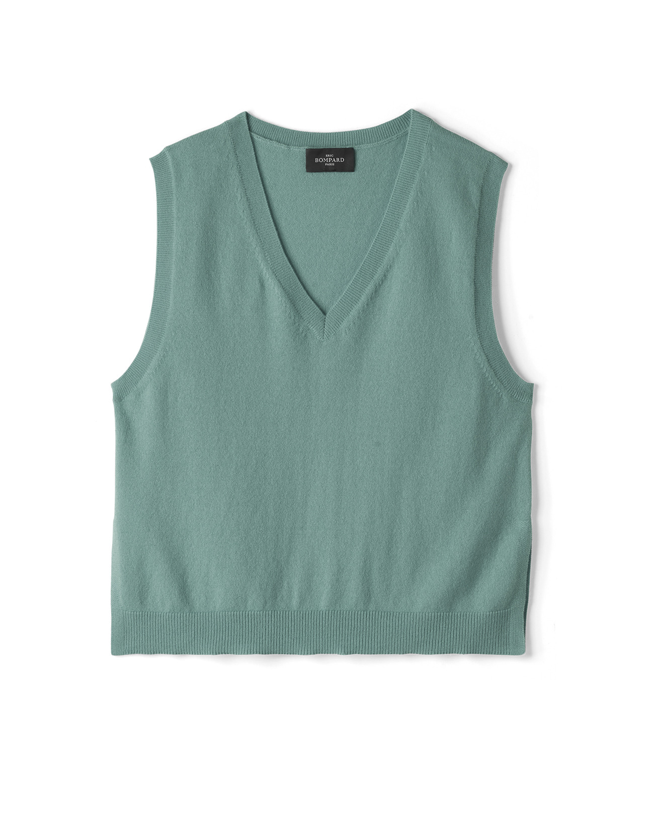 Pull V ample sans manches - Femme - FEUILLE