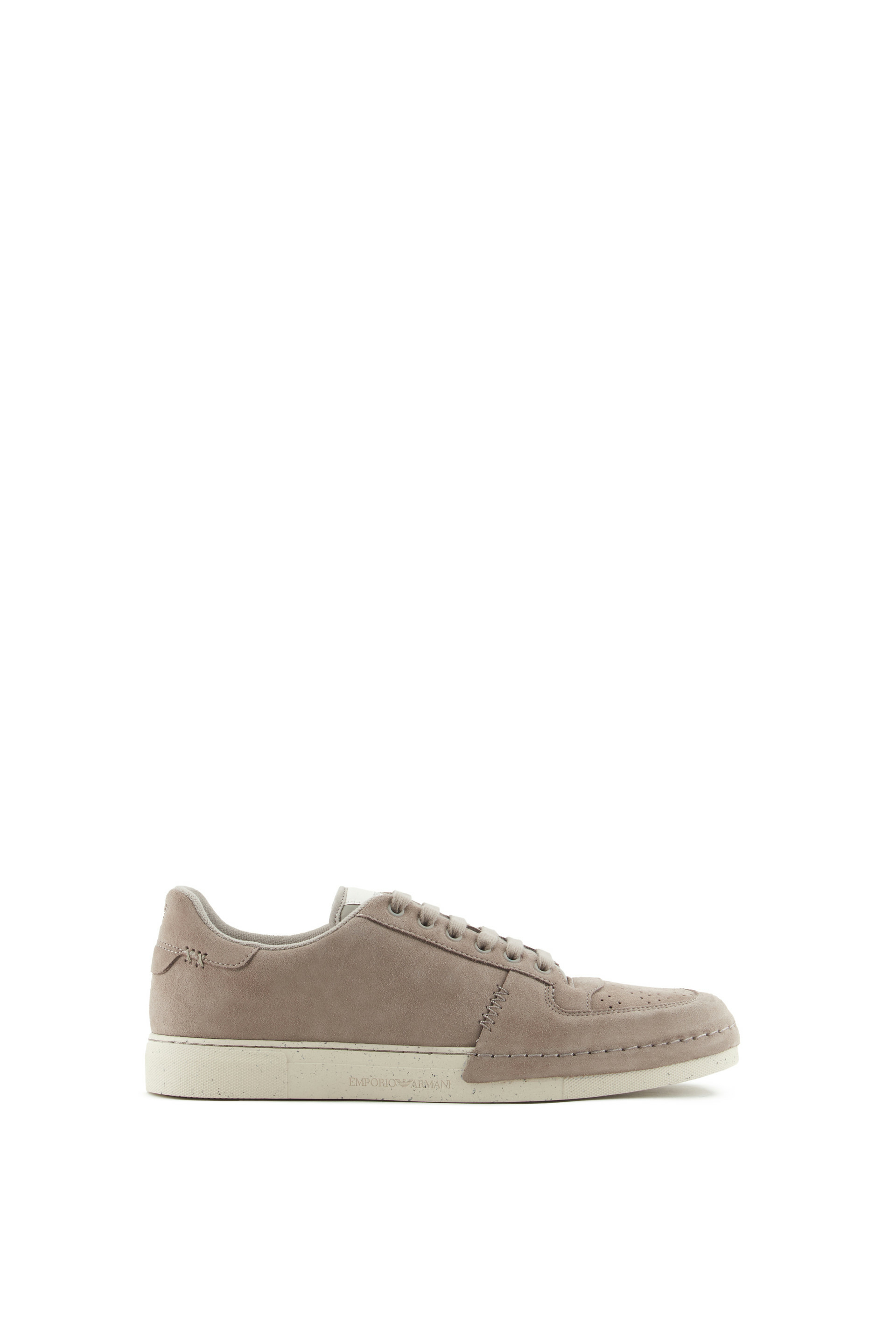 Snk vache suède+nylon-taupe