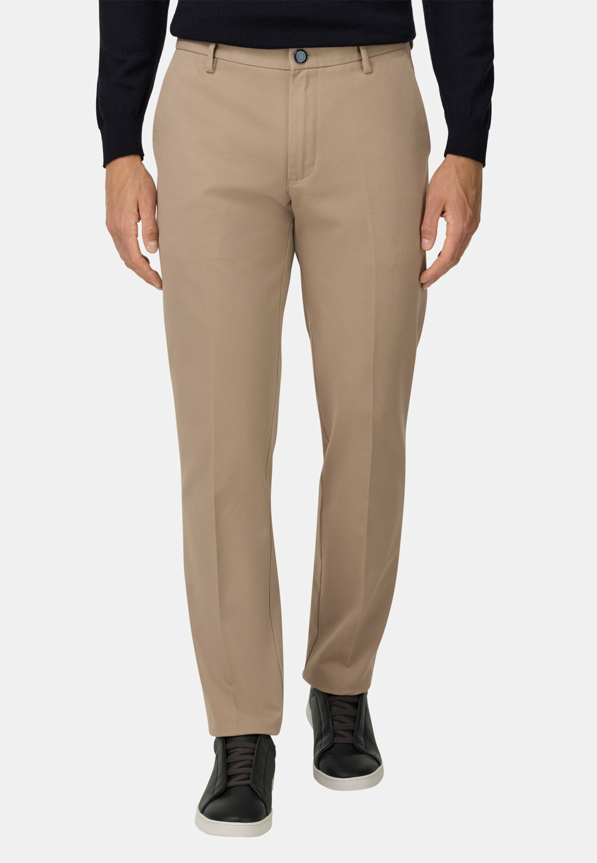 Pantalon En Tricotine de Coton