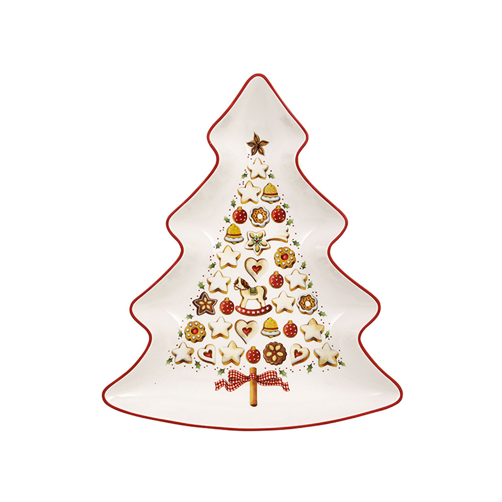Winter Bakery Delight Coupe en forme de sapin, grande 26,5cm