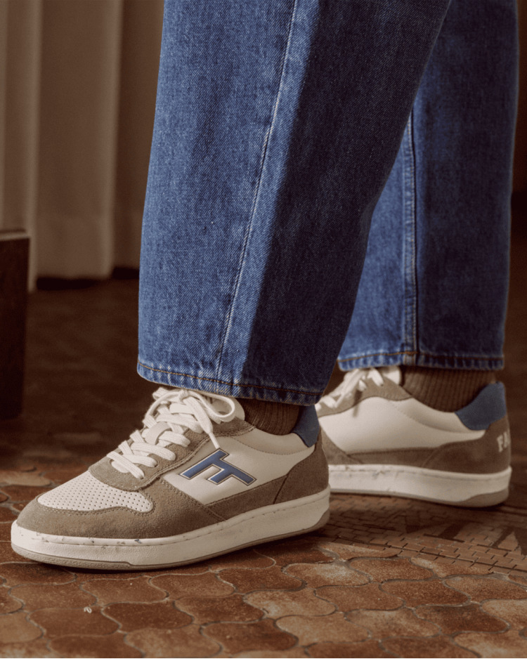 Baskets cuir