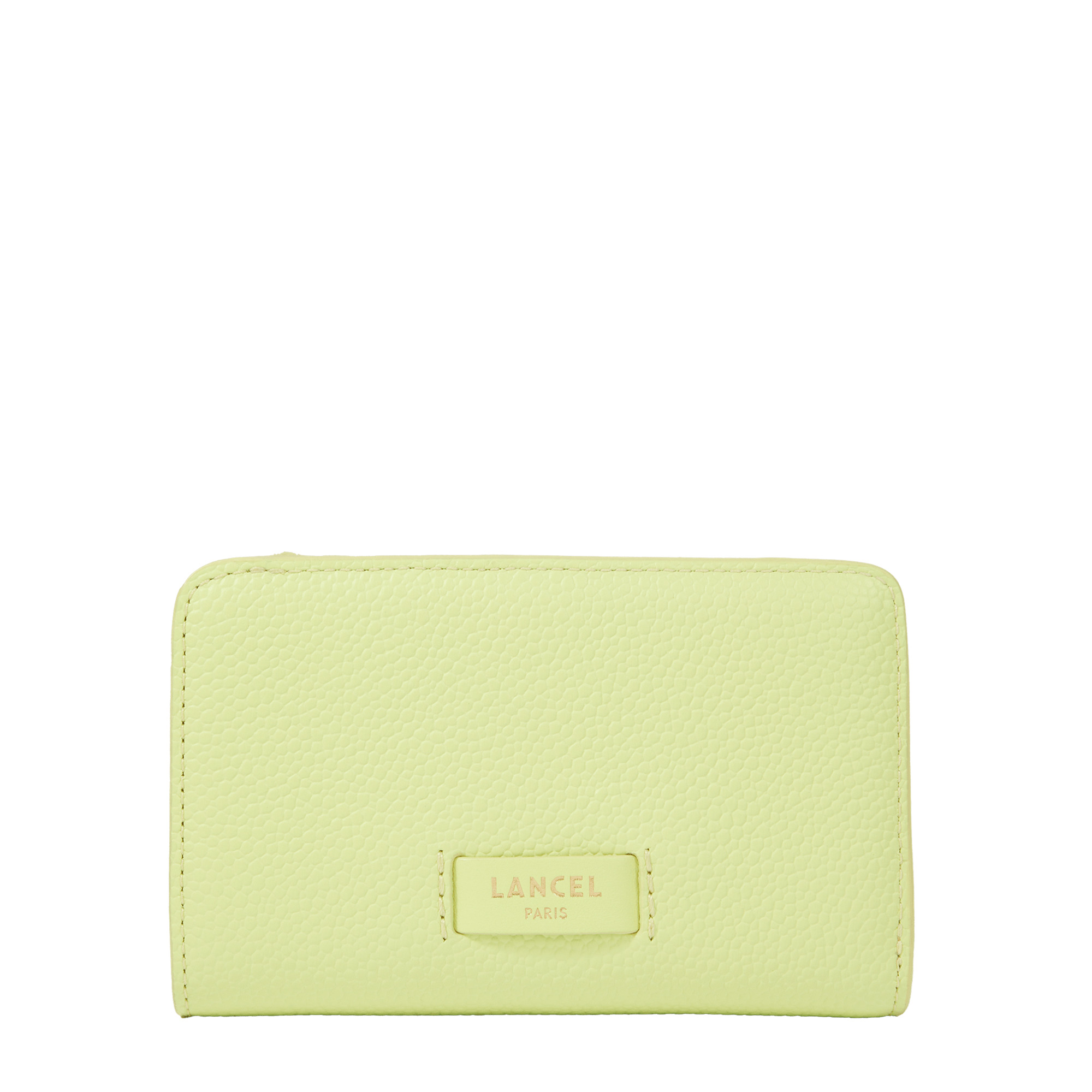 Ninon de Lancel - Portefeuille Rectangulaire Zippe - Citron Vert