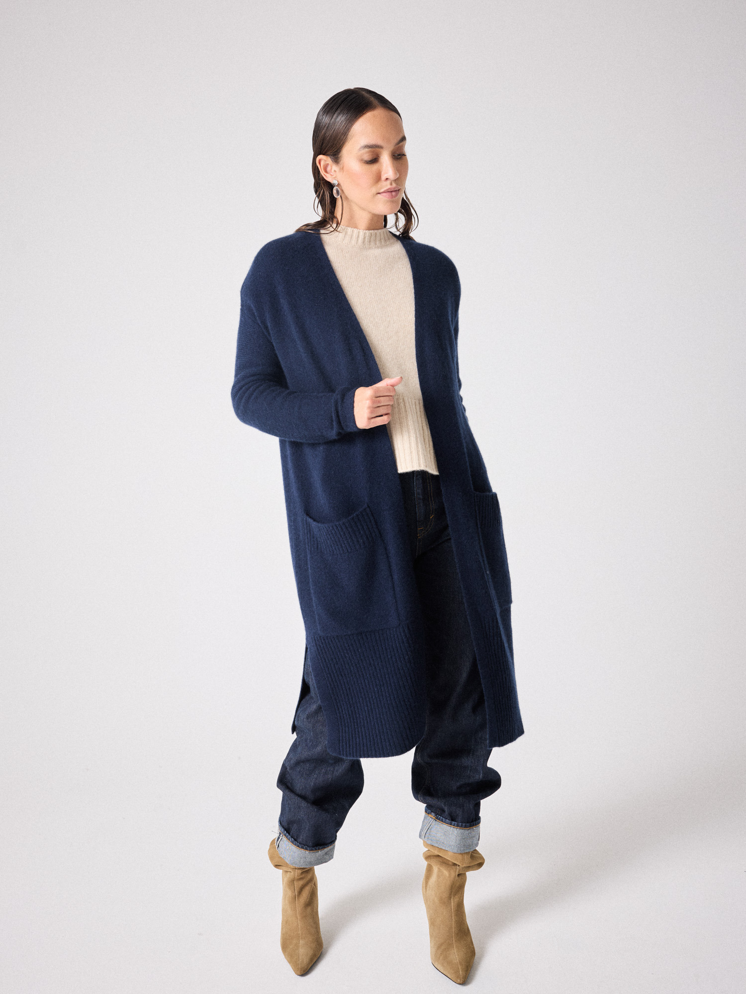 Cardigan cachemire Betti MARINE