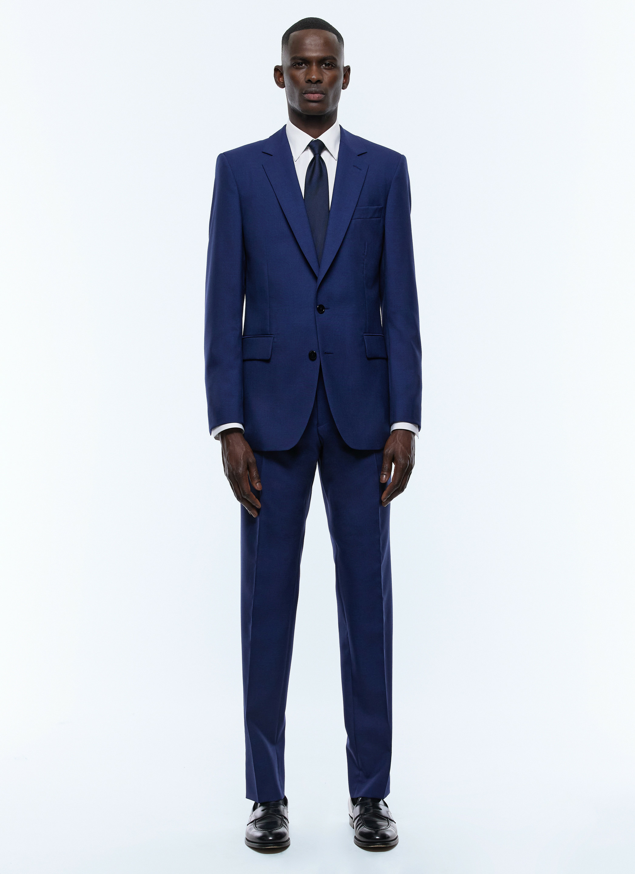 Costume ajusté en laine certifiée