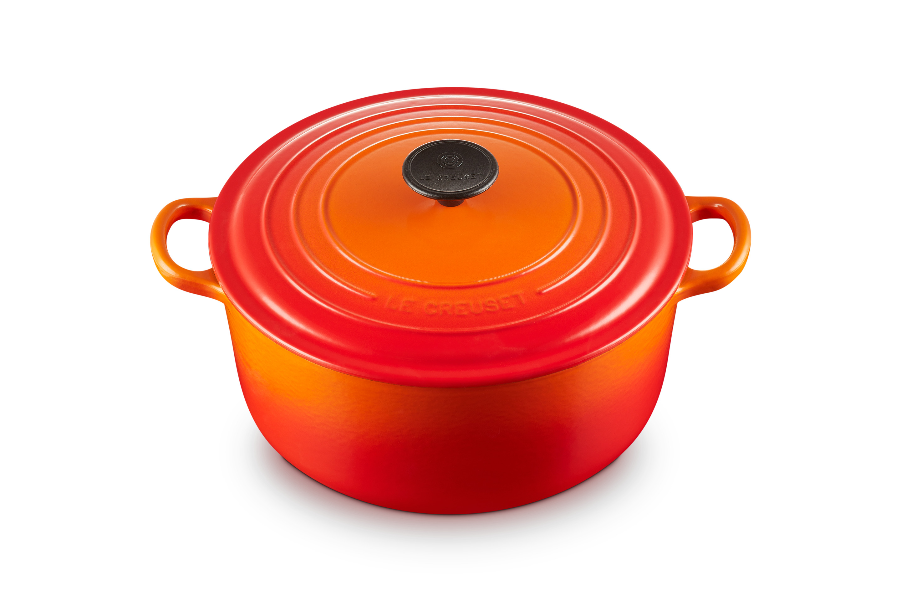 Cocotte ronde 26cm en fonte émaillée volcanique