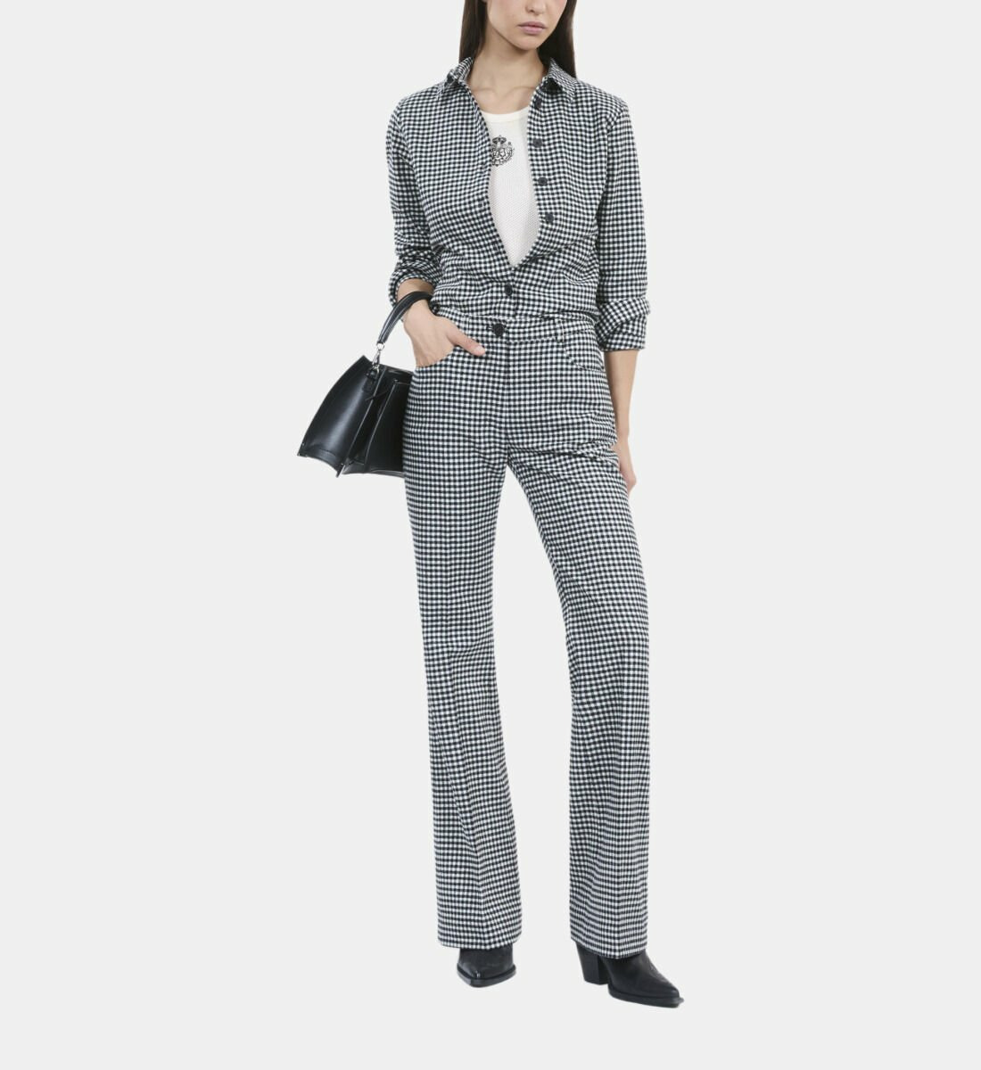 Chemise À Carreaux Vichy Femme