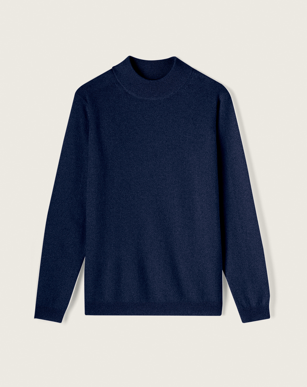 Col montant ample - Femme - BLEU NOCTURNE