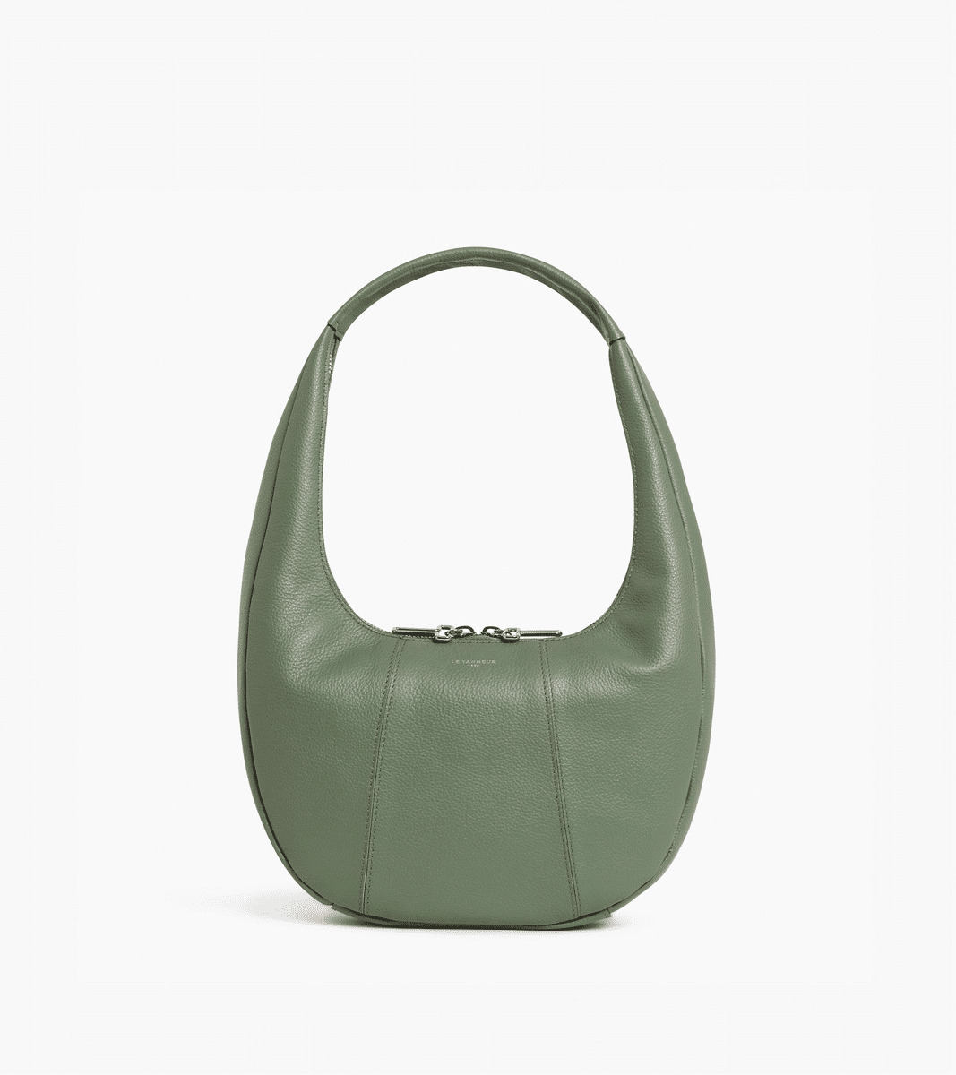 Sac hobo moyen modèle Juliette en cuir grainé