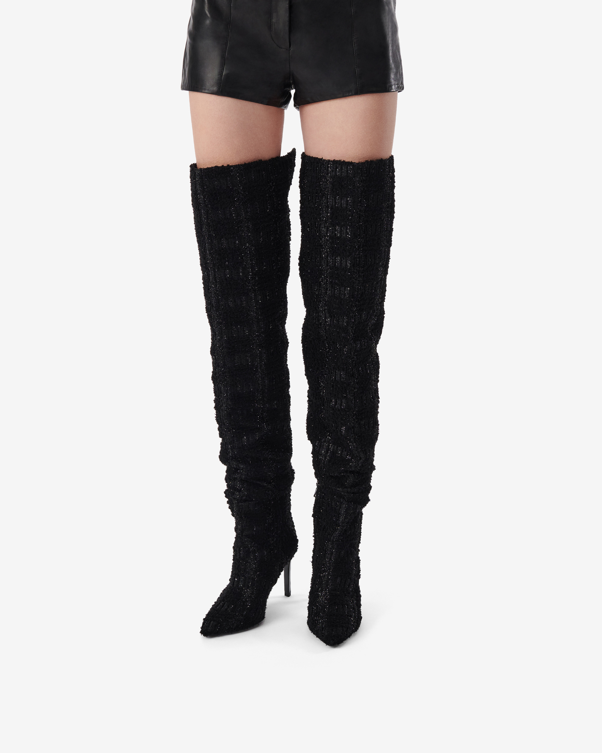 Bottes En Tweed Eva