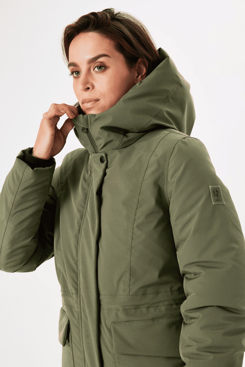 Women Coat Green