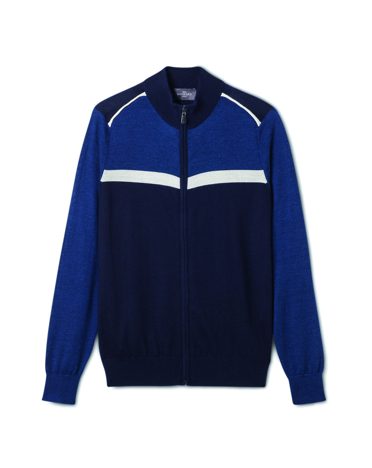 Blouson ultrafin color block - Homme - MARINE/AMIRAL/PLATRE