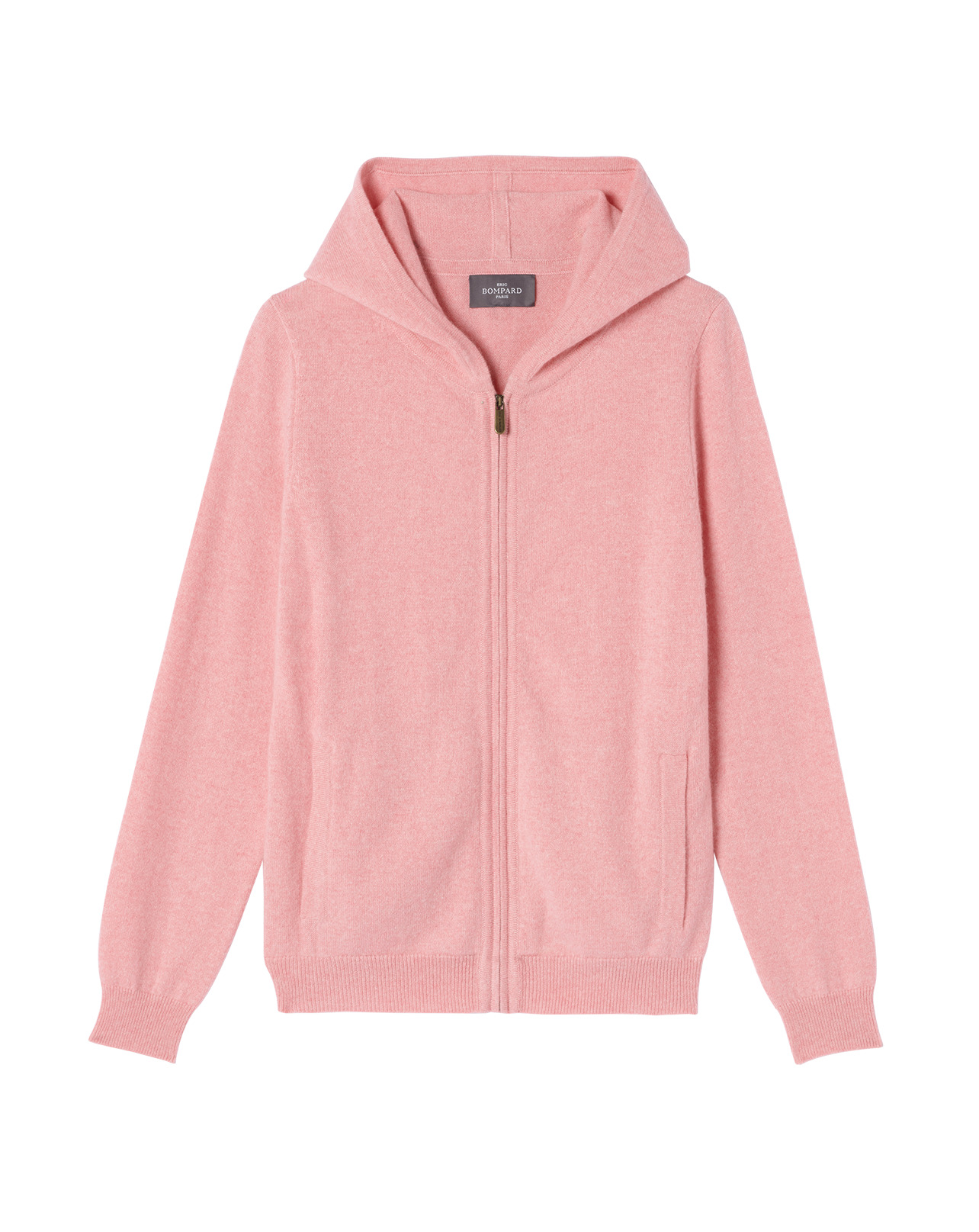Pull à capuche zippé - Femme - ROSE RETRO