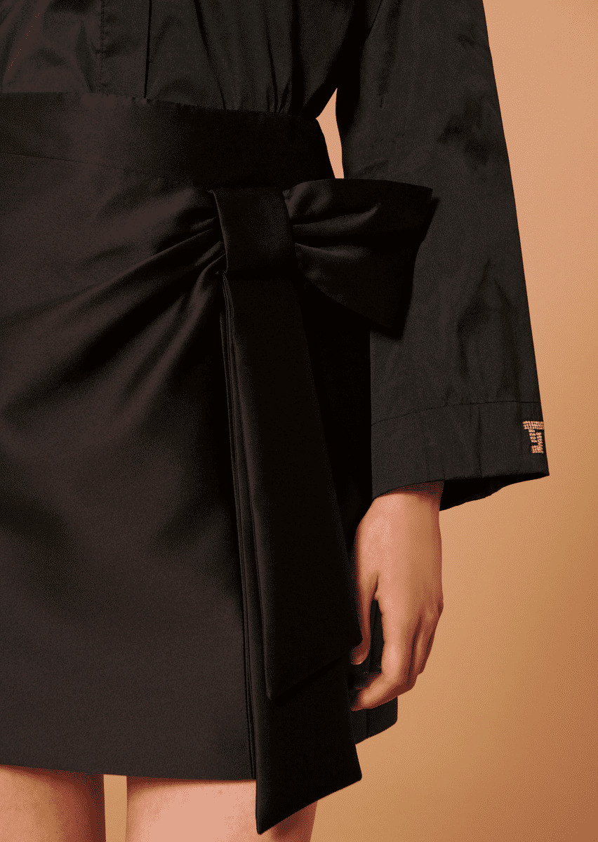 Jupe Jaba-Noir en Polyester