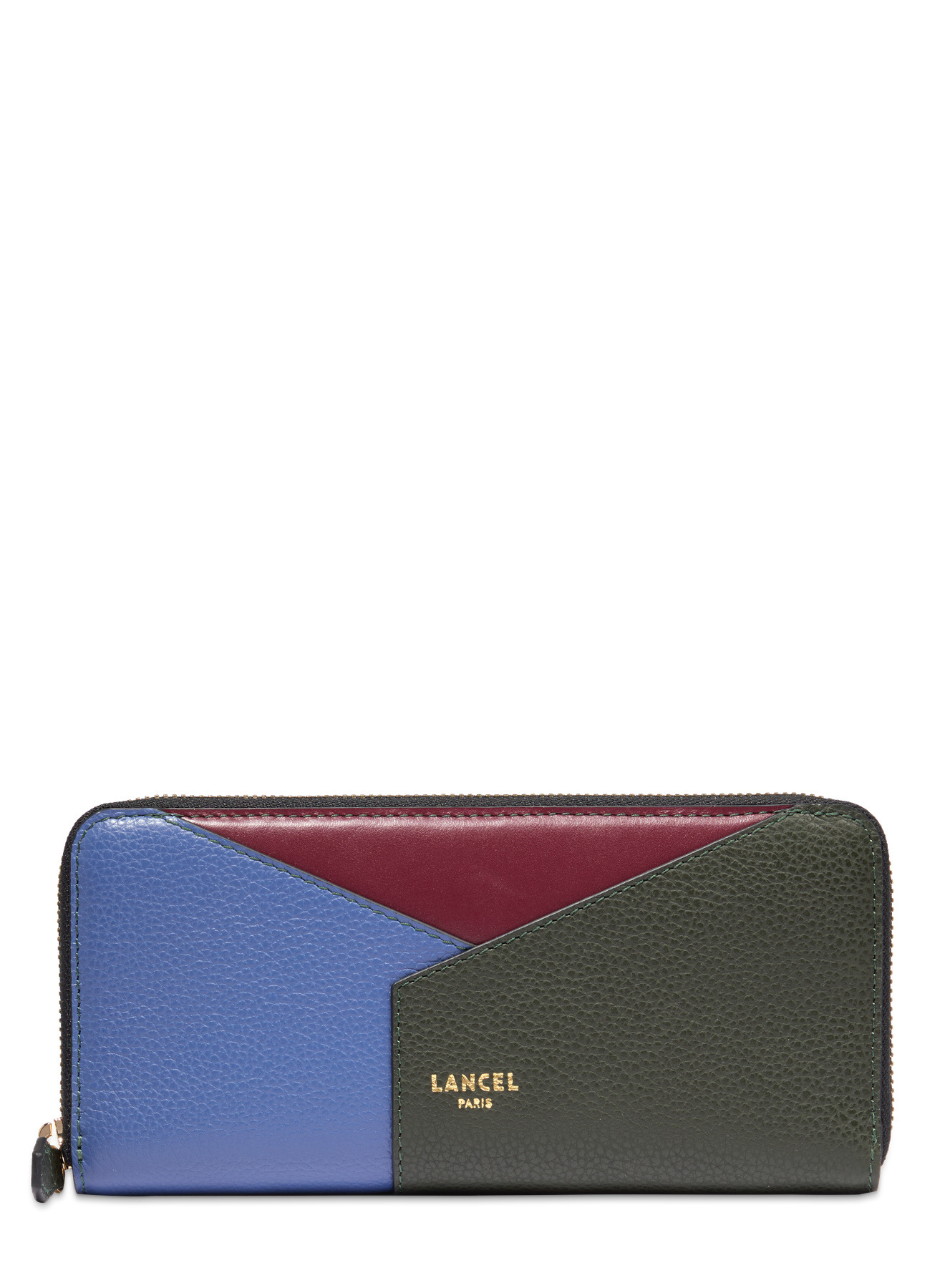 Enveloppe de Lancel - Portefeuille Long Zippe - MULTICO INDIGO