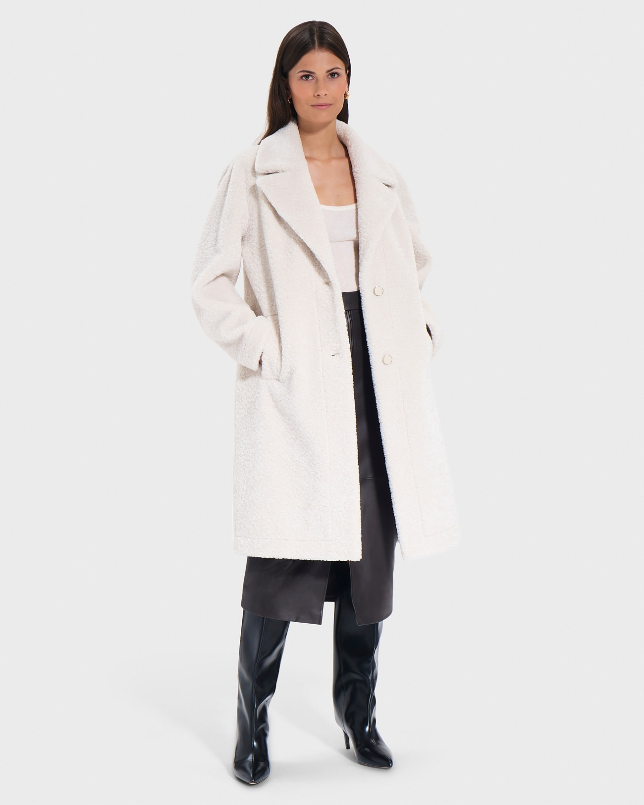 Manteau Mississippo Ecru en Polyuréthane