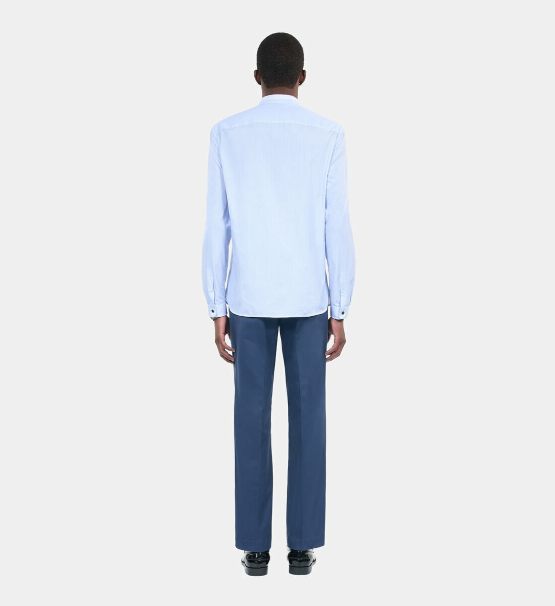 Chemise Formelle À Rayures Blanche Homme