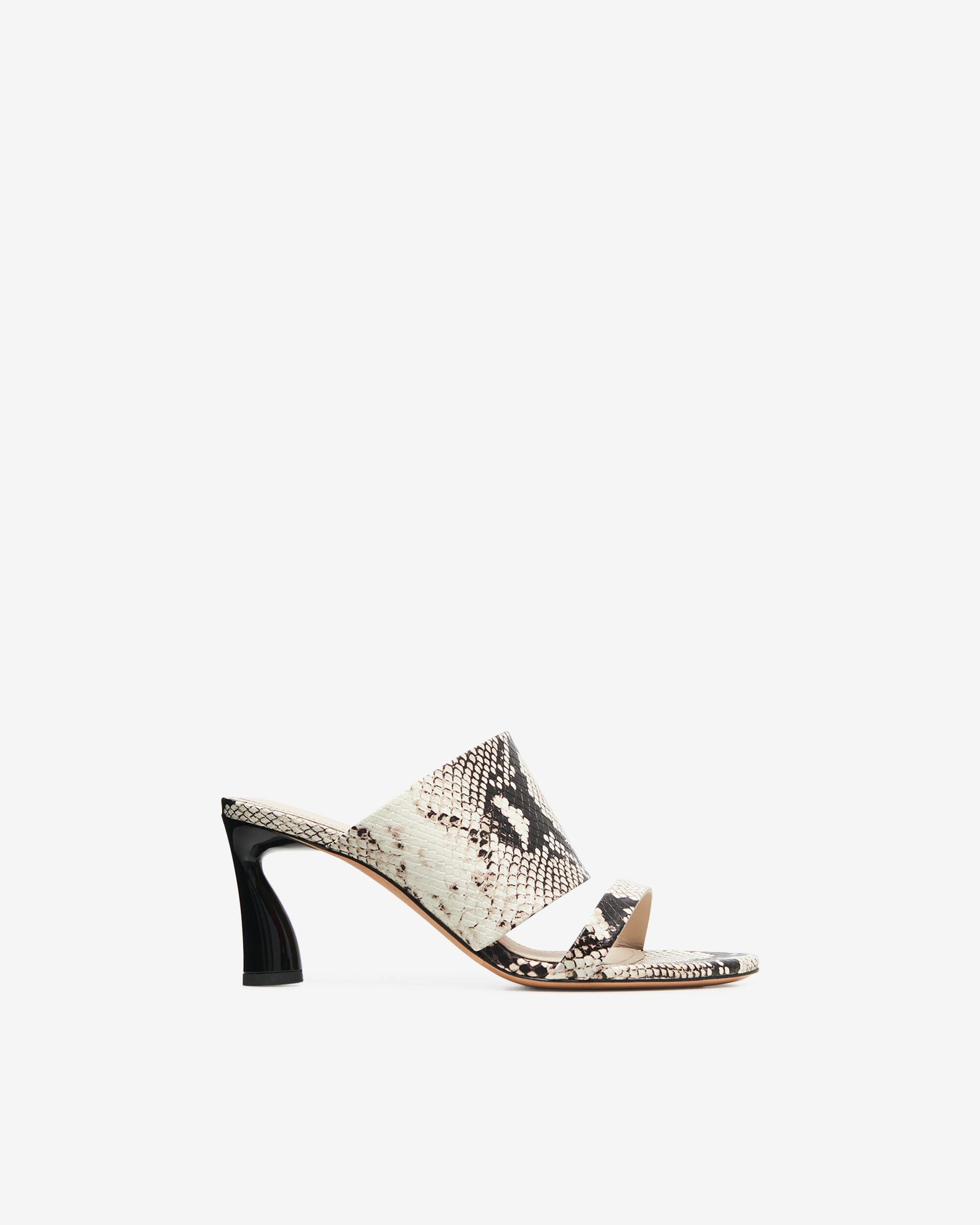 Mules À Talons Python