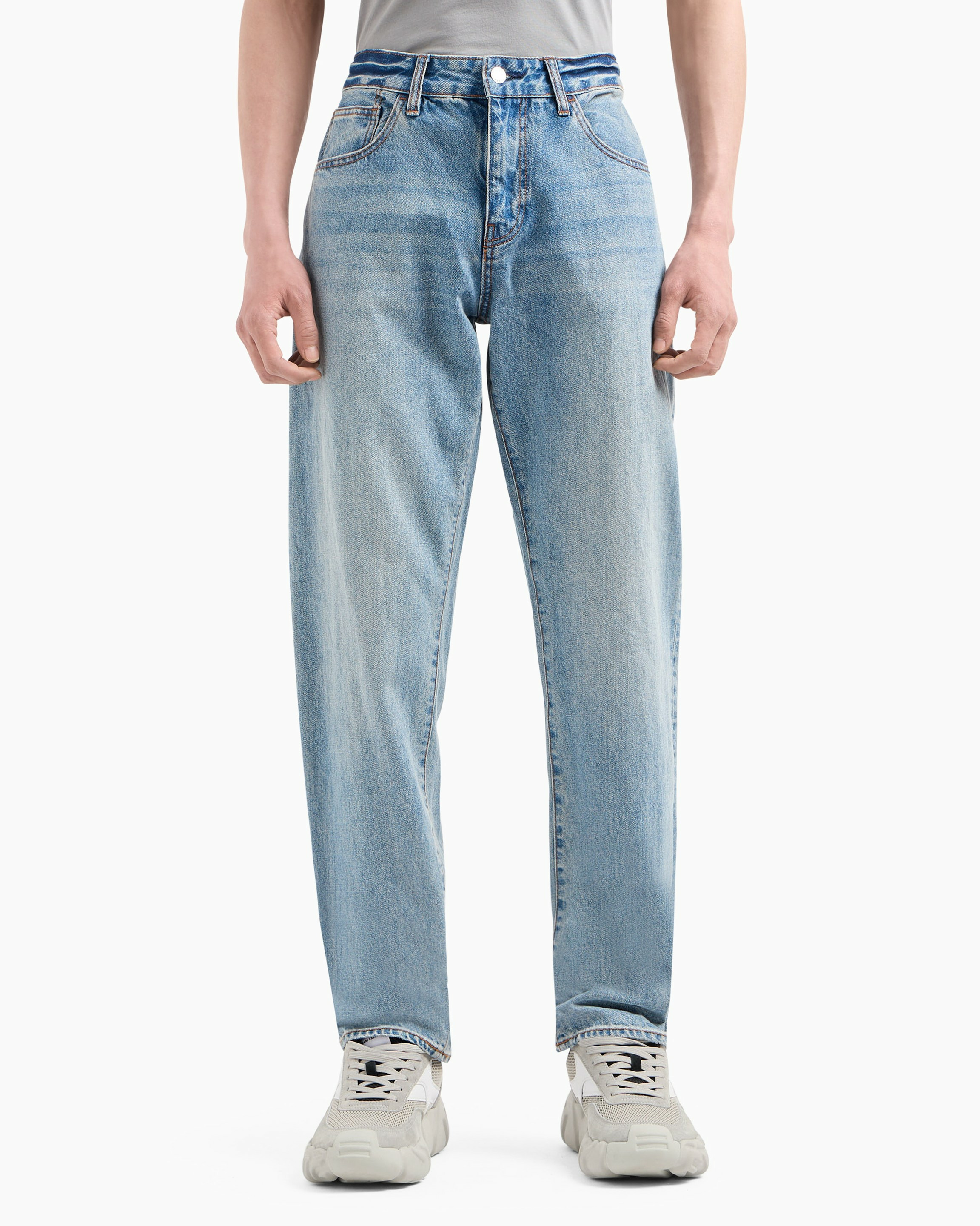 Pantalon 5 poches - denim indigo