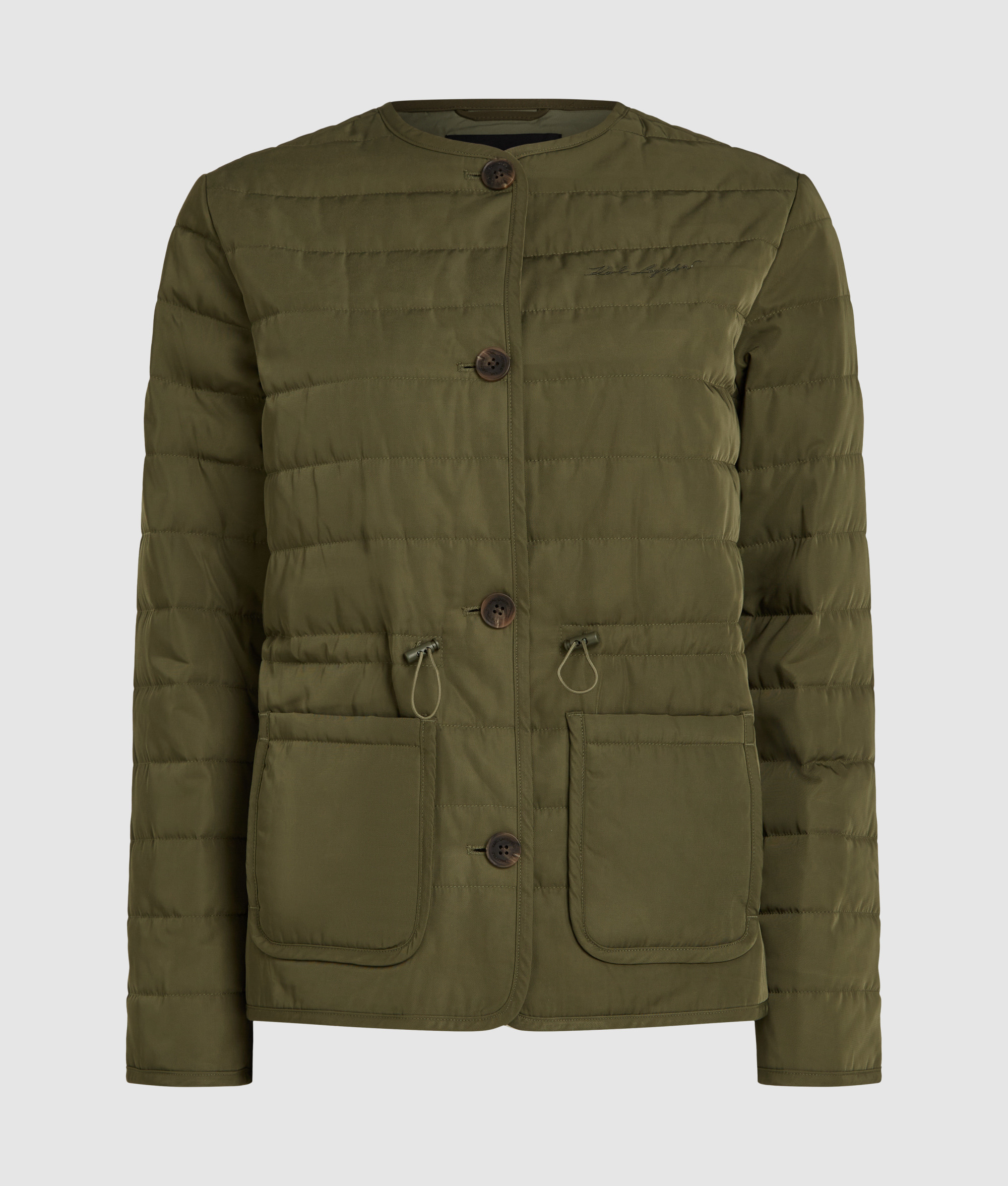 LIGHT WEIGHT DRAWCORD PUFFER