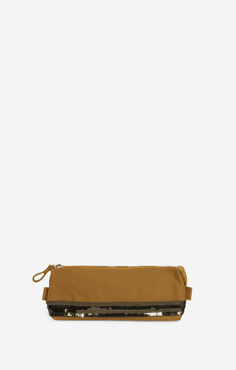 Trousse Ecolier En Toile & Sequins