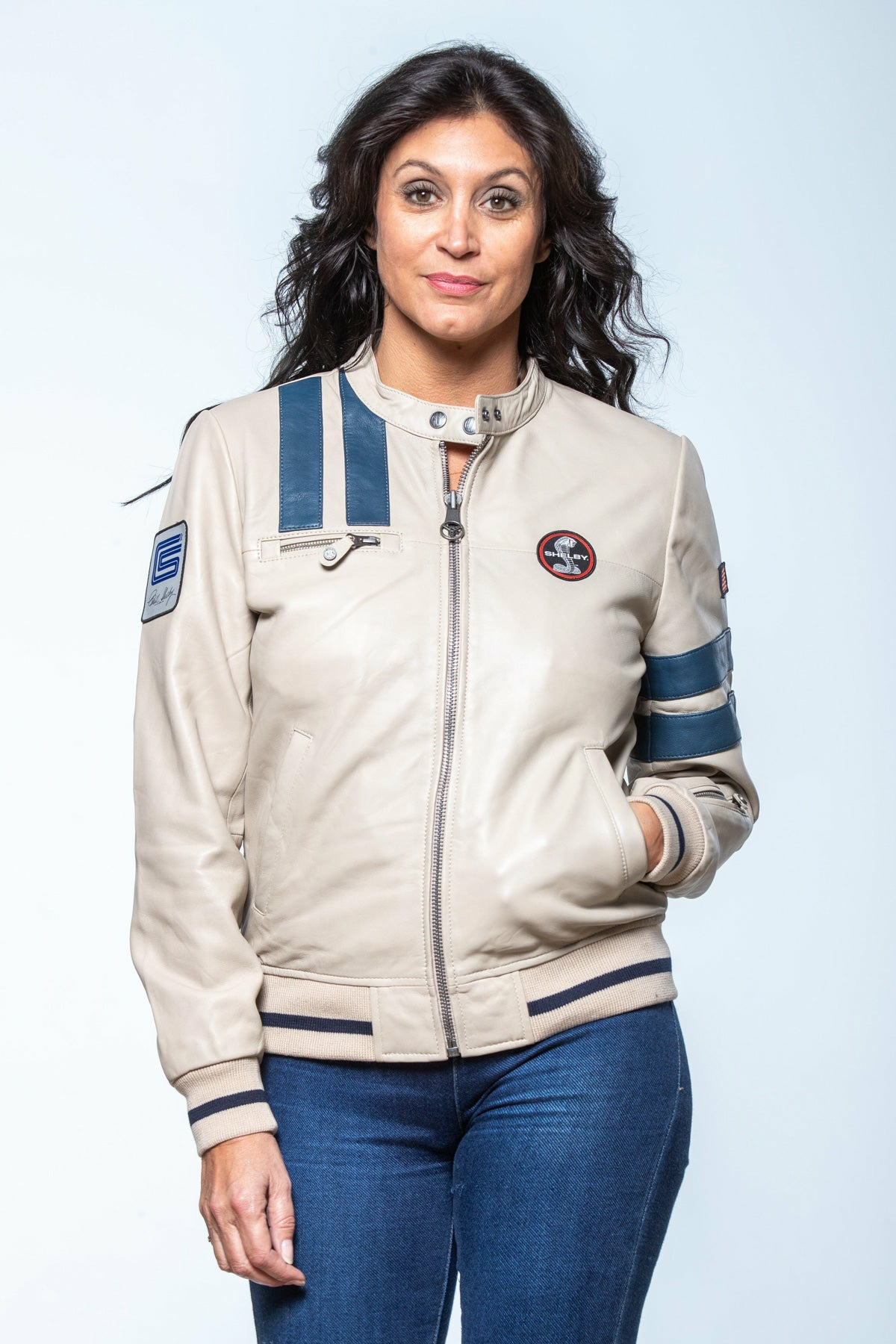 Blouson Cobra Femme Ecru