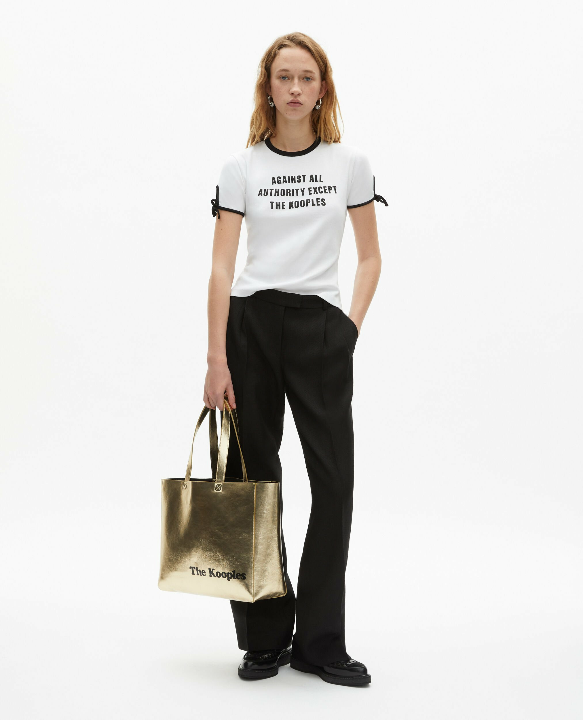 Pantalon Large A Plis